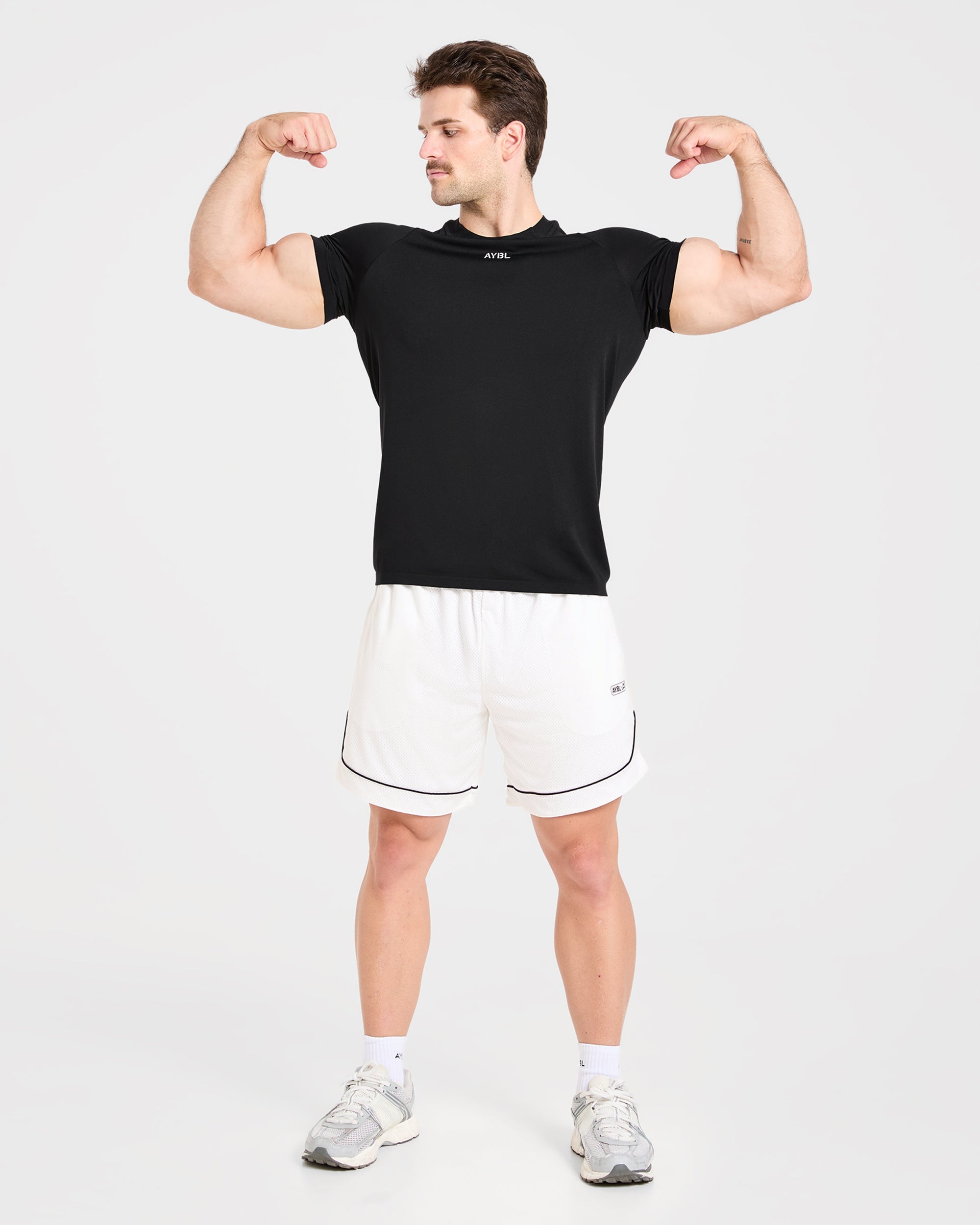 Cam Kissel x Mesh Shorts - Off Wit
