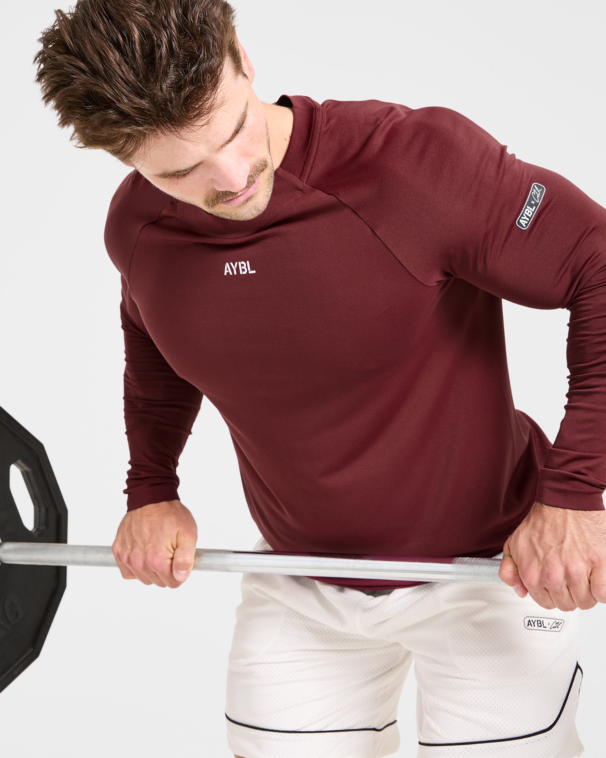 Cam Kissel x Seamless Long Sleeve - Burgundy