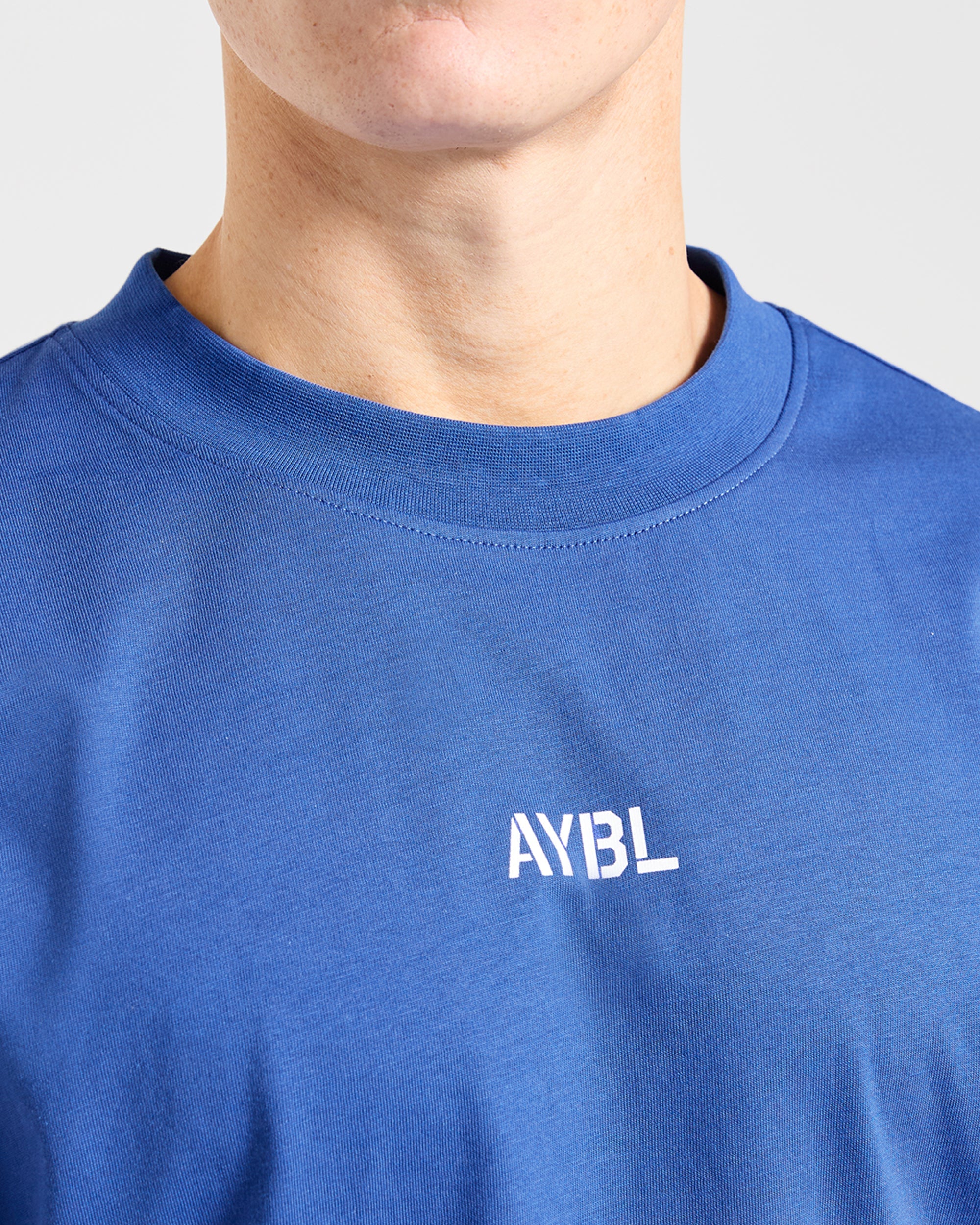 Cam Kissel x Graphic Oversized T Shirt - Cobalt Blauw