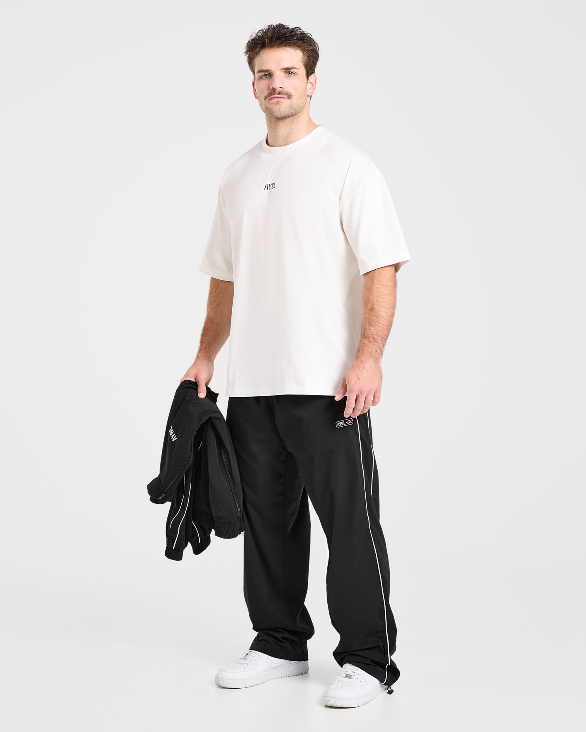 Cam Kissel x Graphic Oversized T Shirt - Off Wit