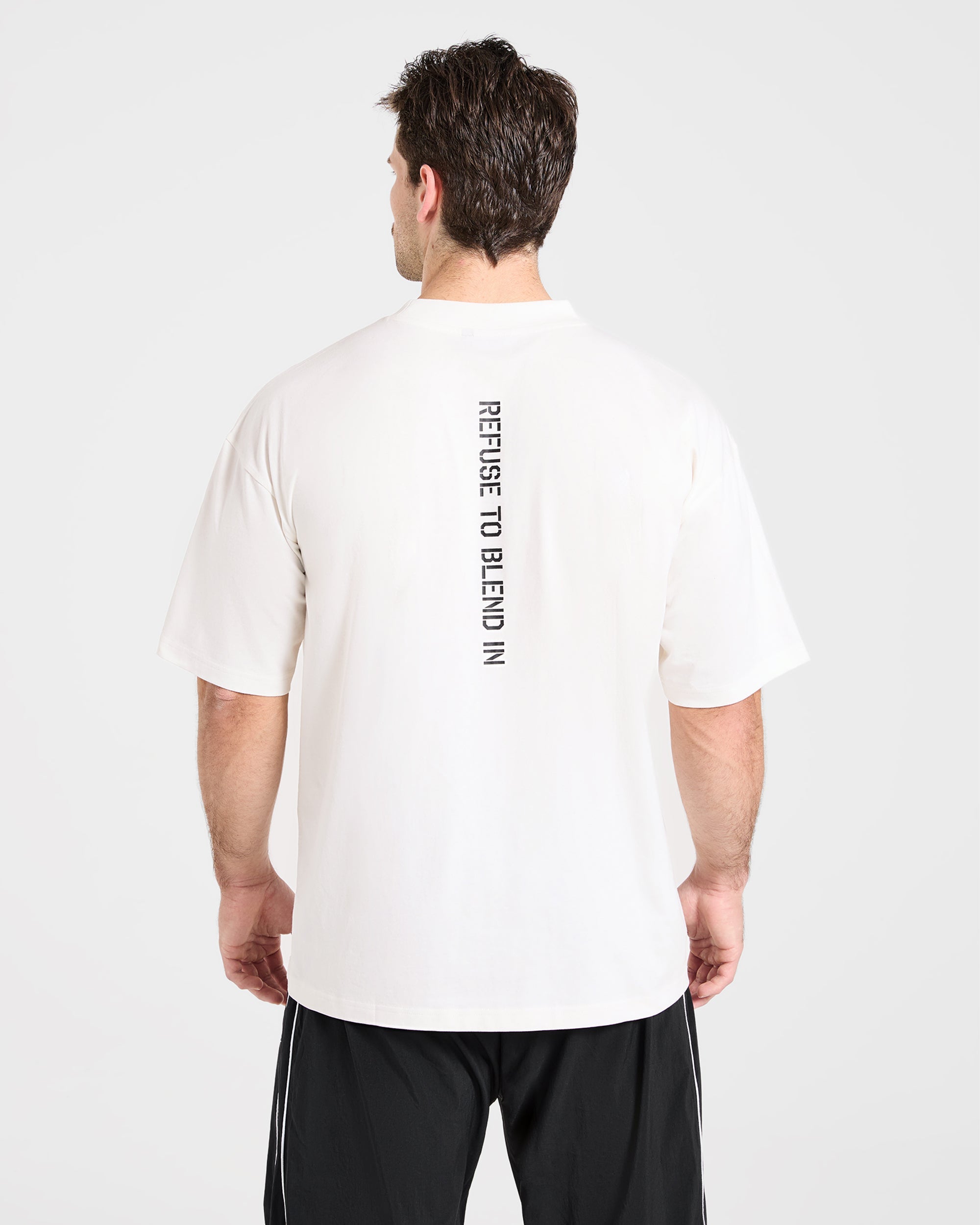 Cam Kissel x Graphic Oversized T Shirt - Off Wit