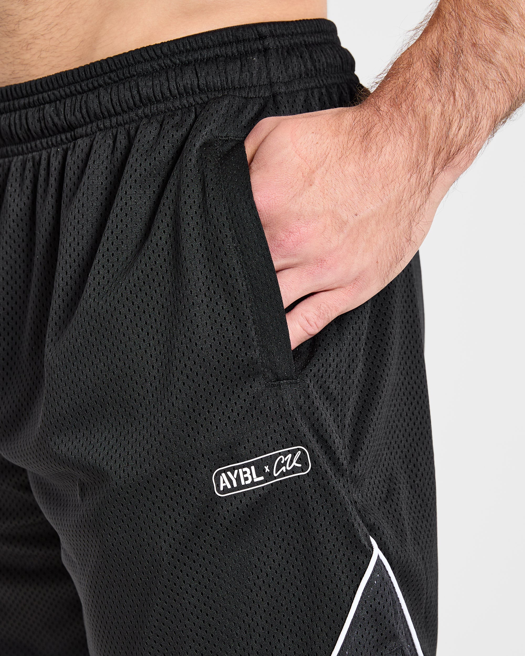 Cam Kissel x Mesh Shorts - Zwart