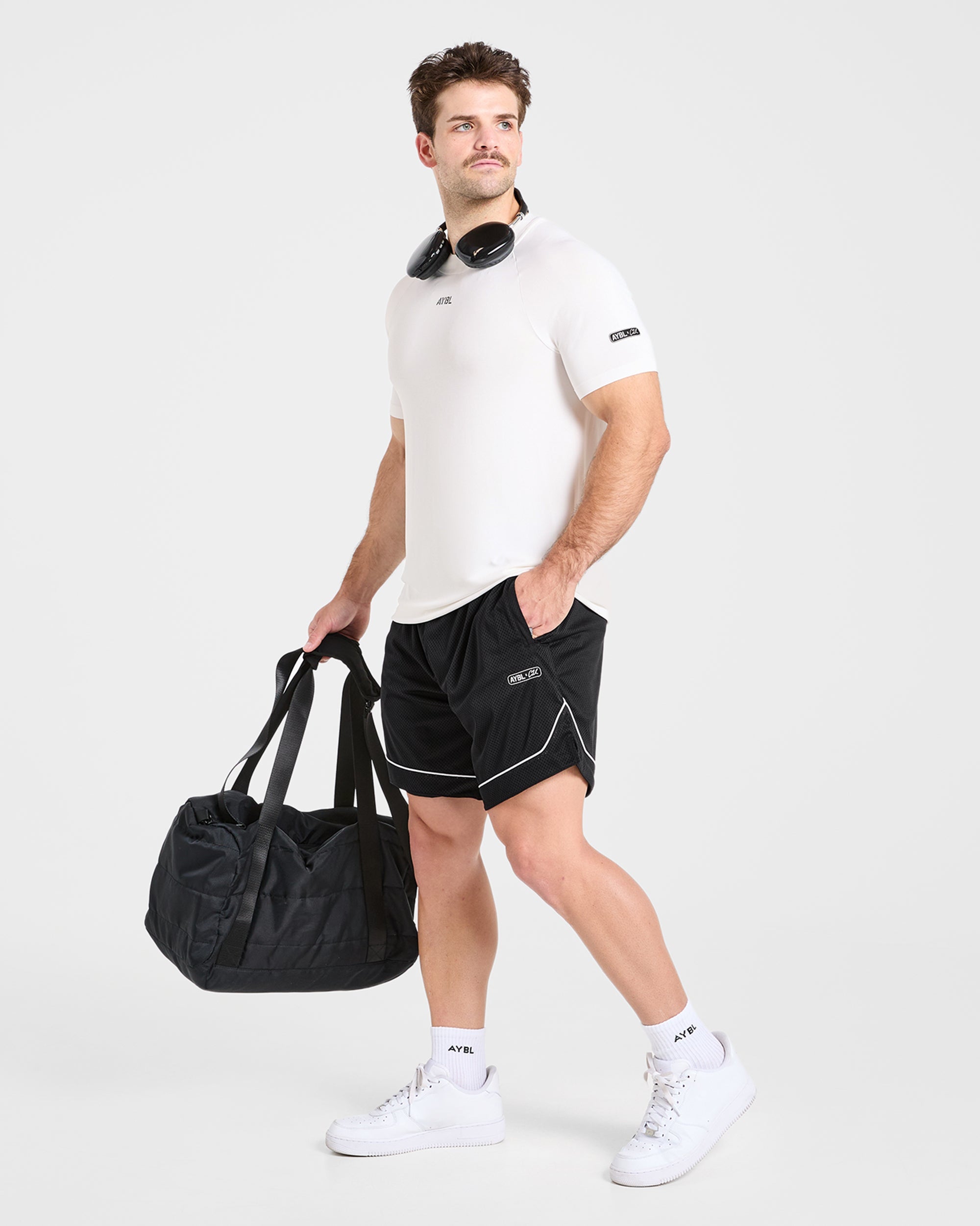 Cam Kissel x Mesh Shorts - Zwart