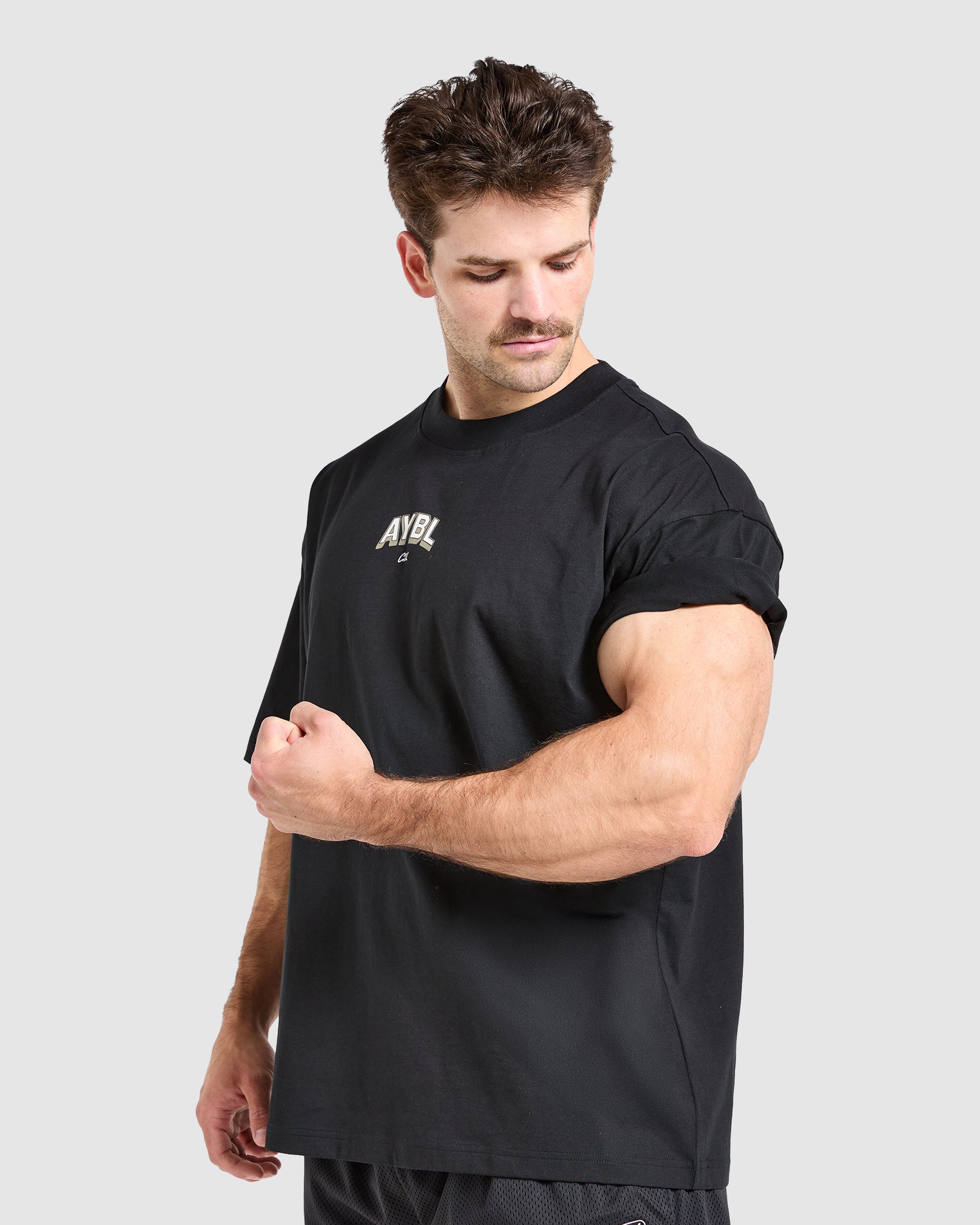 Cam Kissel x Refuse to Blend in Oversized T Shirt - Zwart