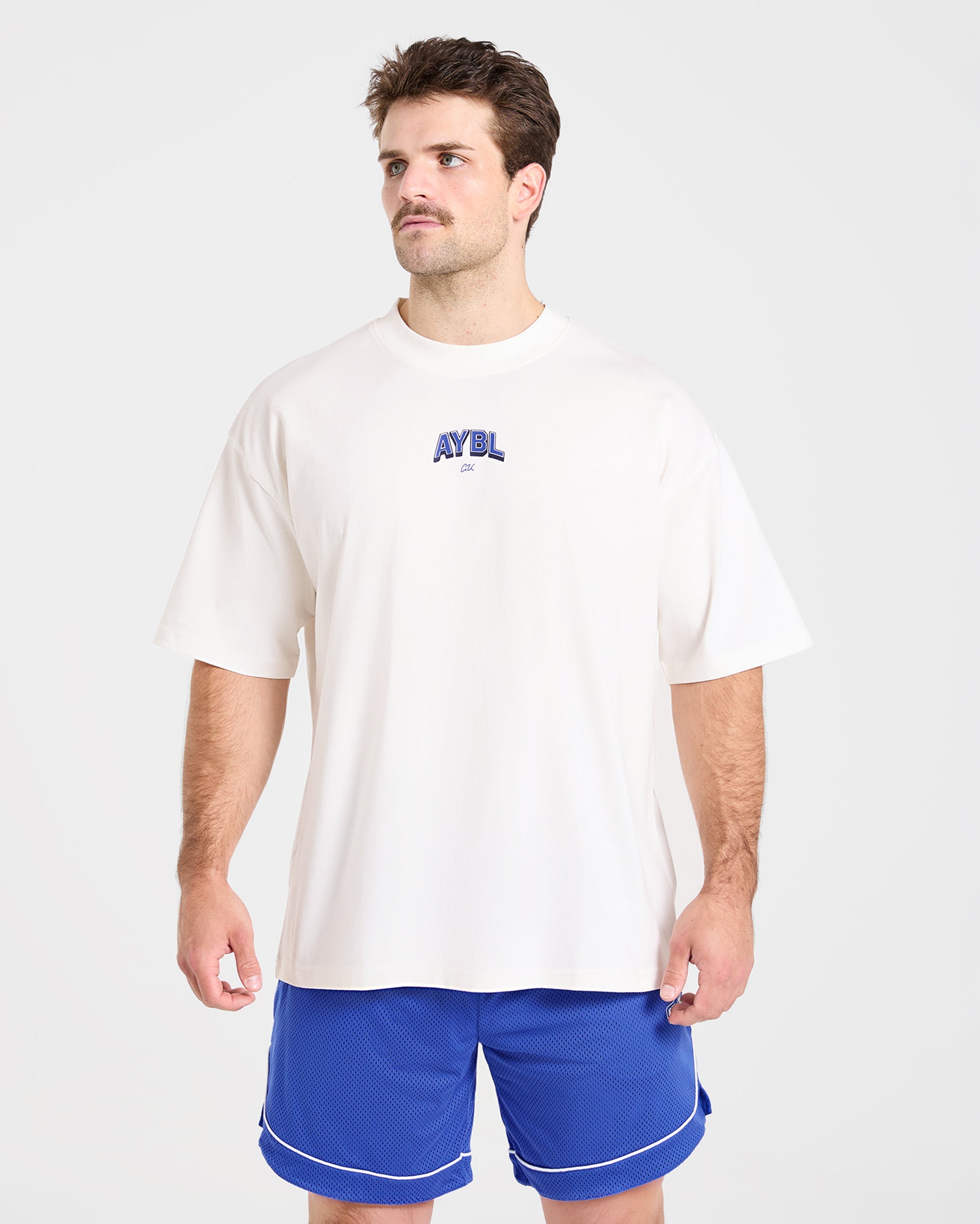 Cam Kissel x Refuse to Blend in Oversized T Shirt - Off Wit