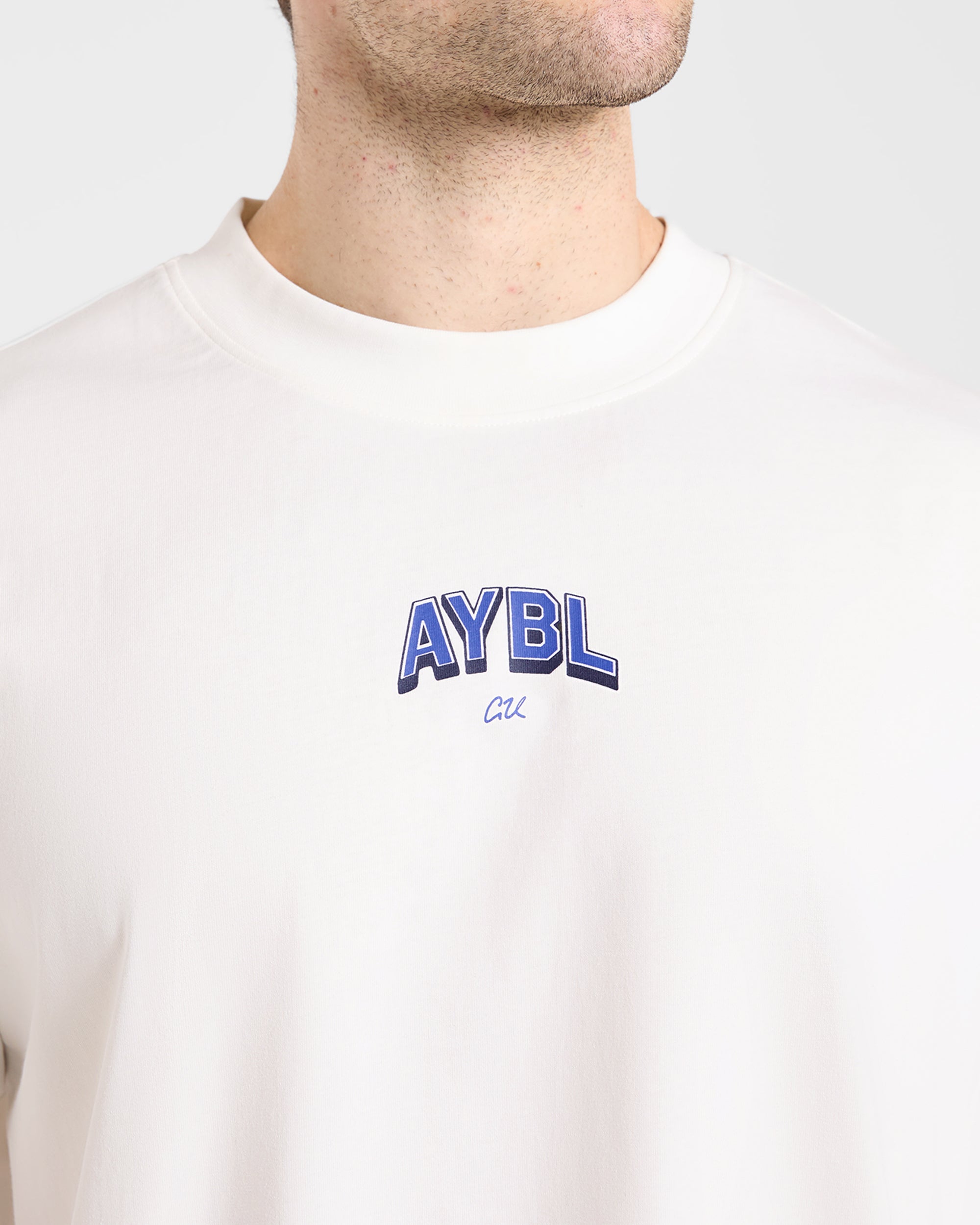 Cam Kissel x Refuse to Blend in Oversized T Shirt - Off Wit