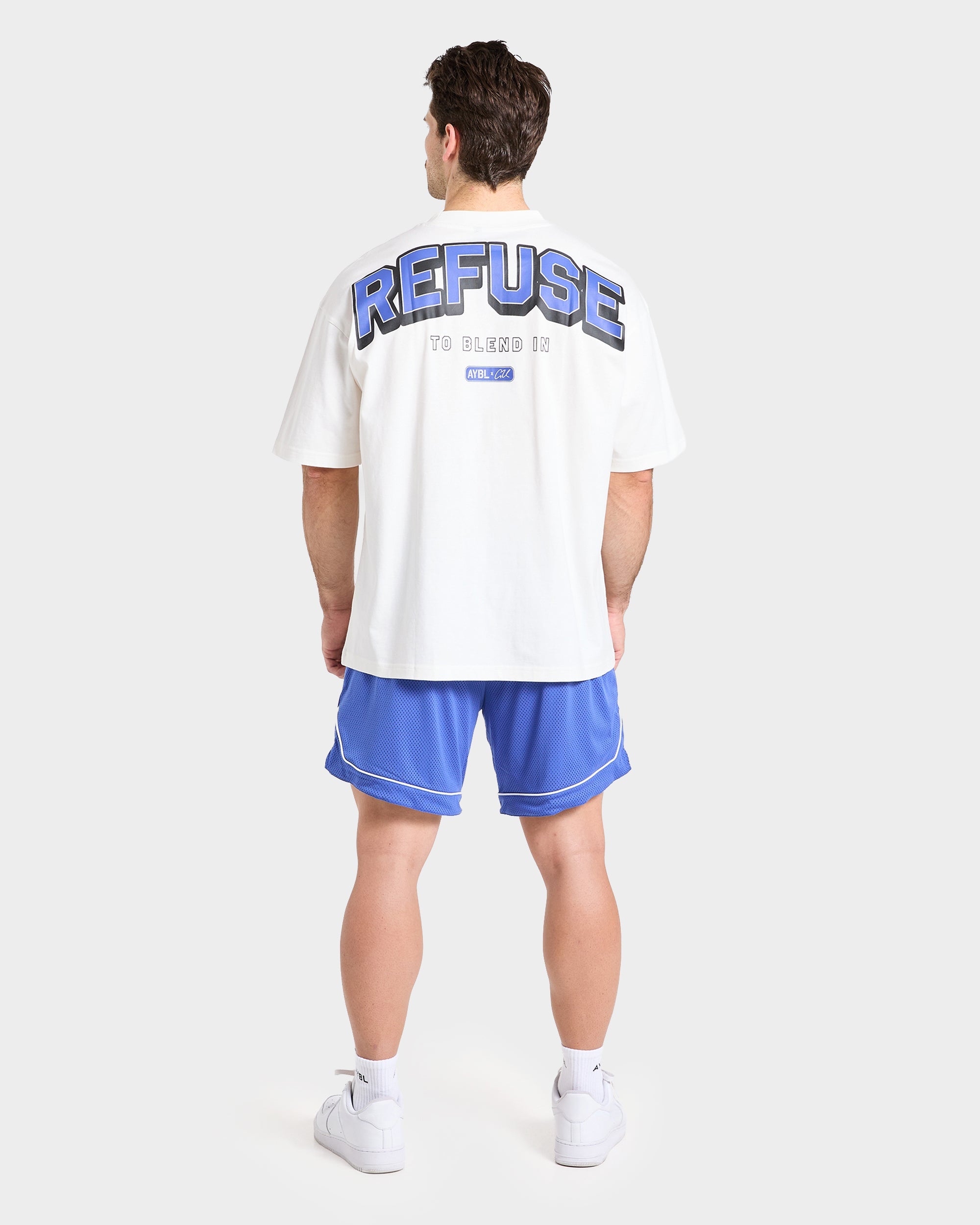 Cam Kissel x Refuse to Blend in Oversized T Shirt - Off Wit
