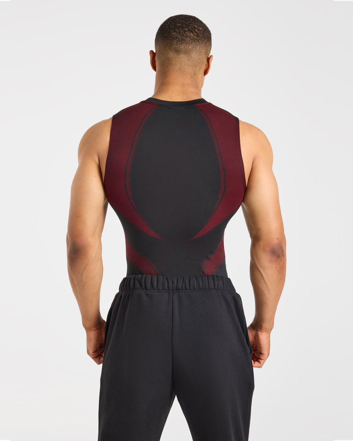 Charge Seamless Tank - Zwart/Rood