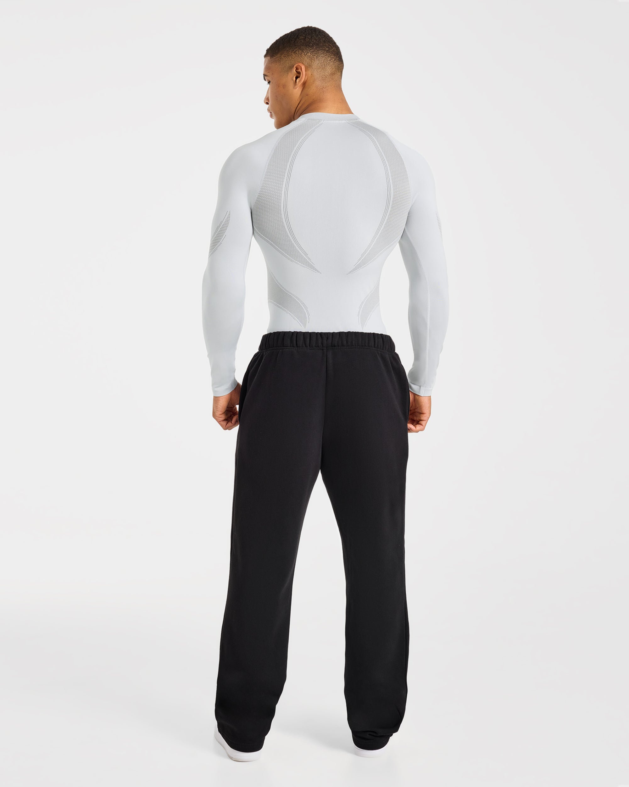 Charge Seamless Long Sleeve T Shirt - Light Grijs
