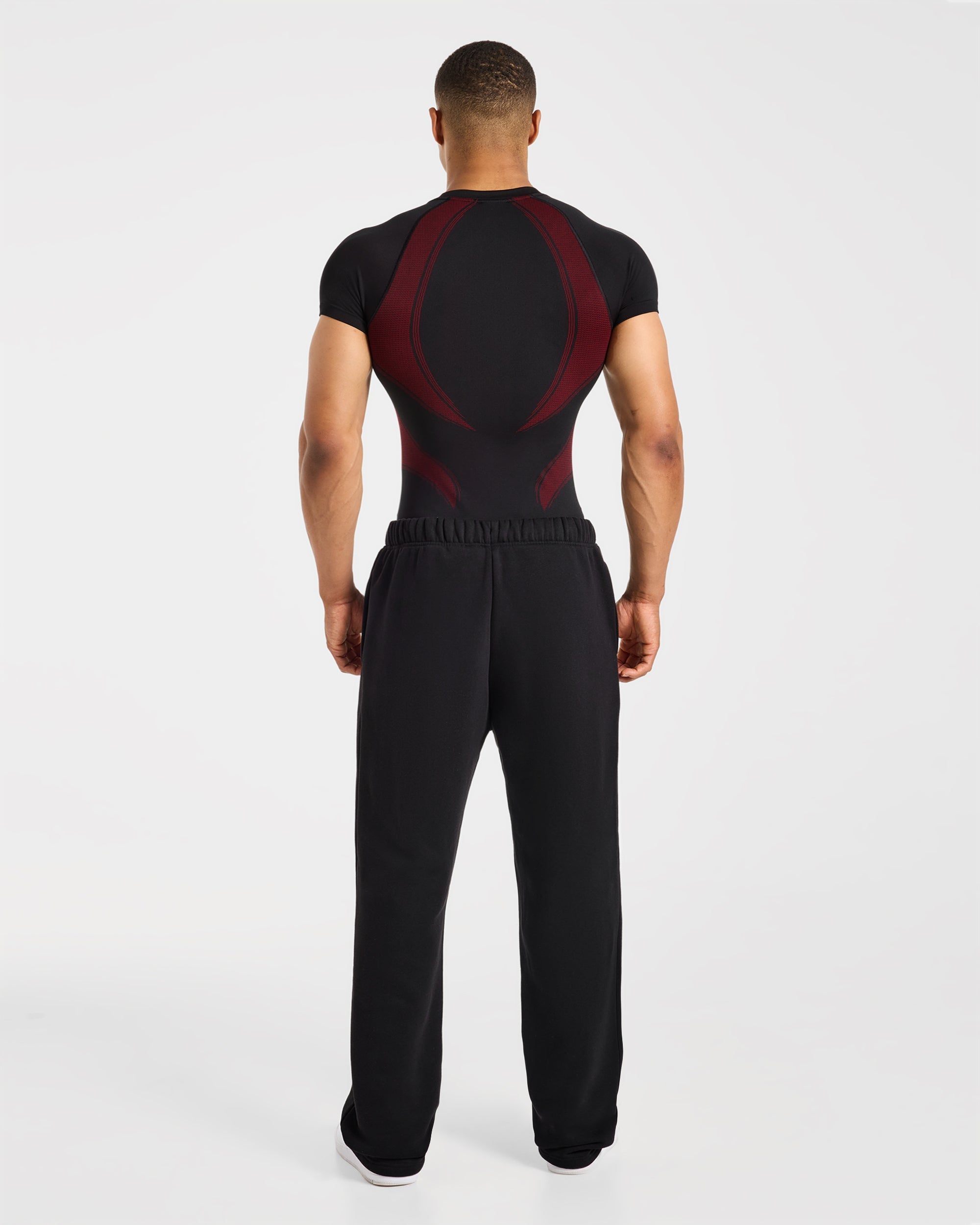 Charge Seamless T Shirt - Zwart/Rood