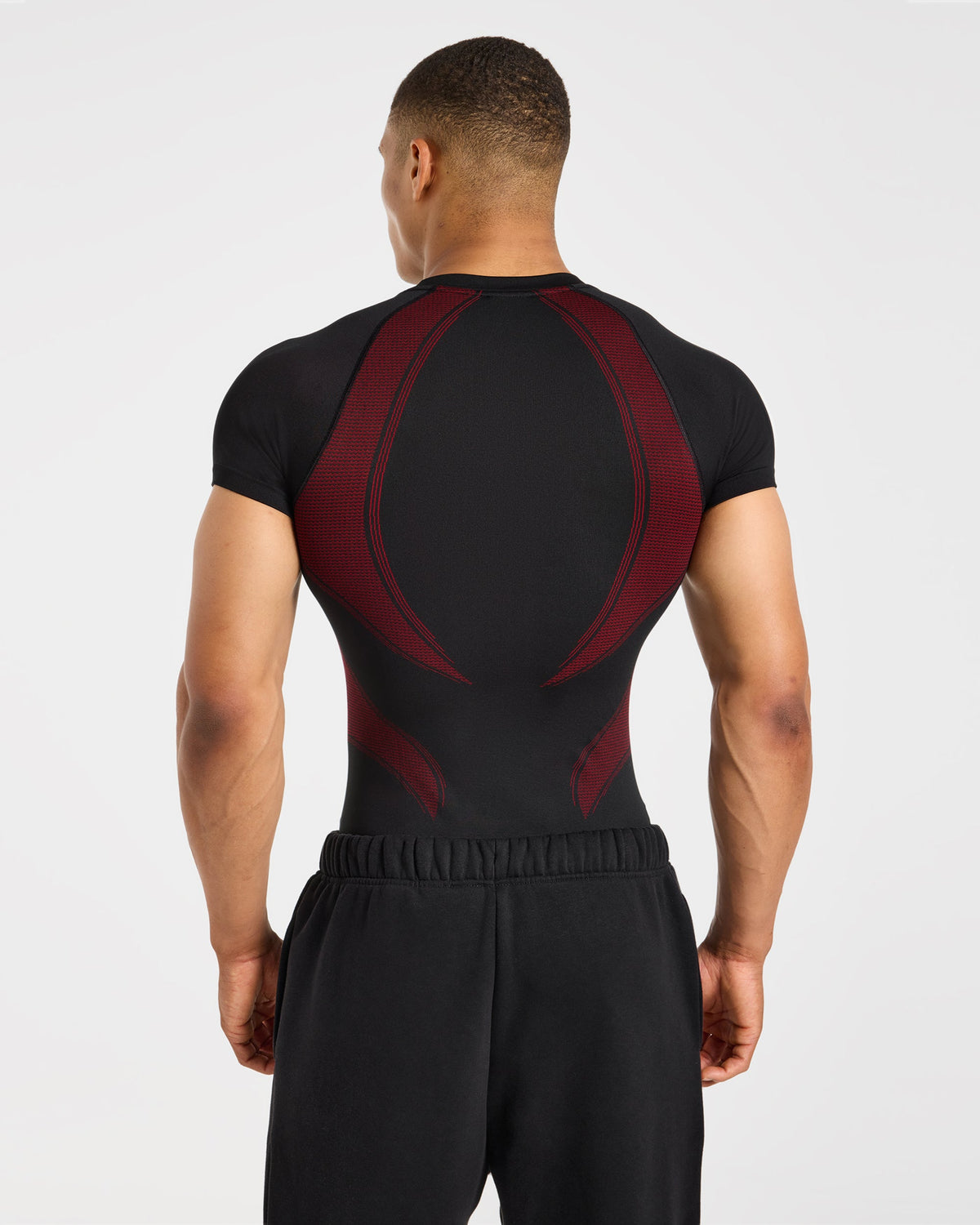 Charge Seamless T Shirt - Zwart/Rood