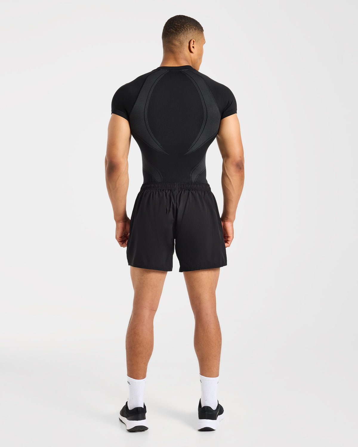Charge Seamless T Shirt - Zwart/Charcoal