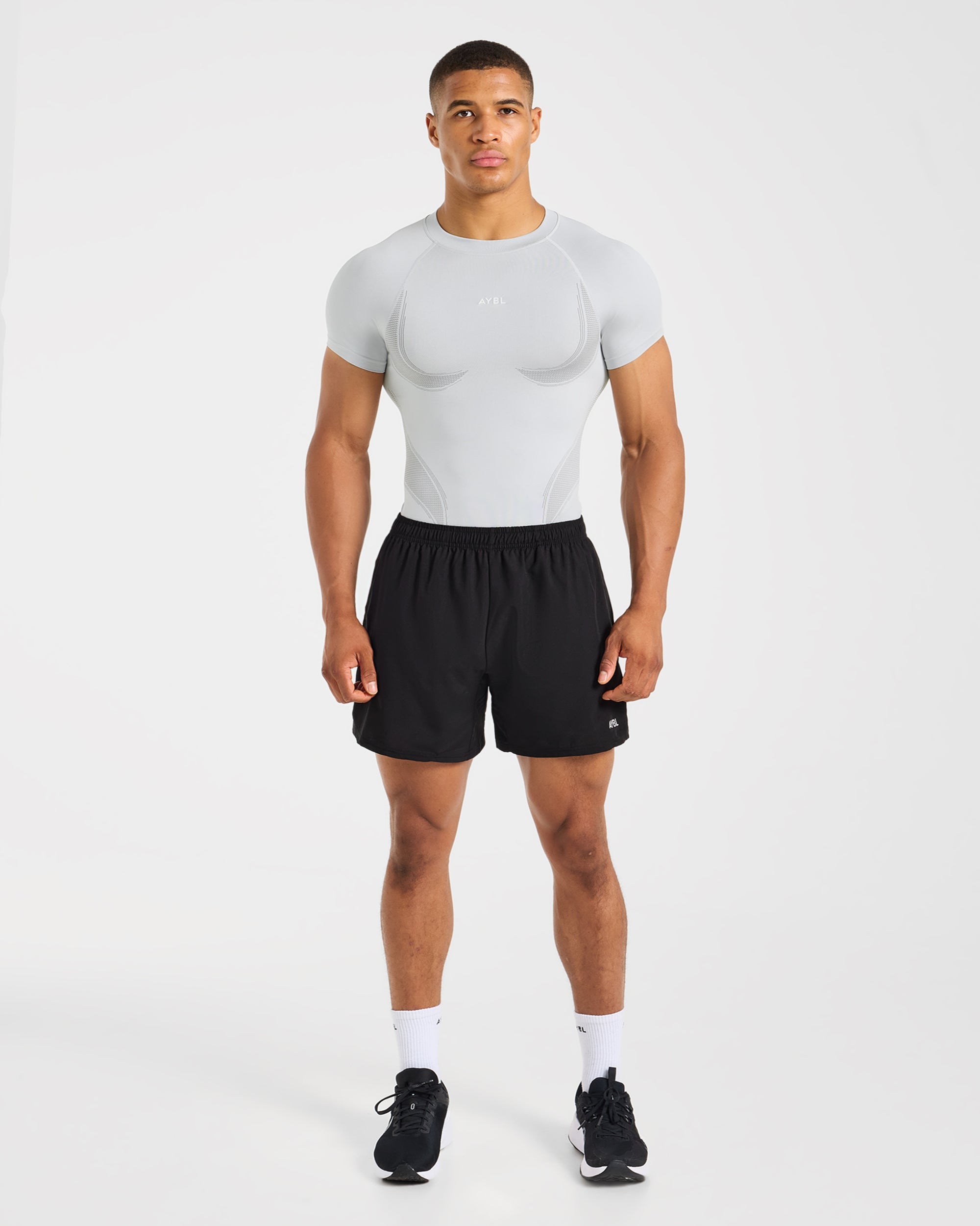 Charge Seamless T Shirt - Light Grijs