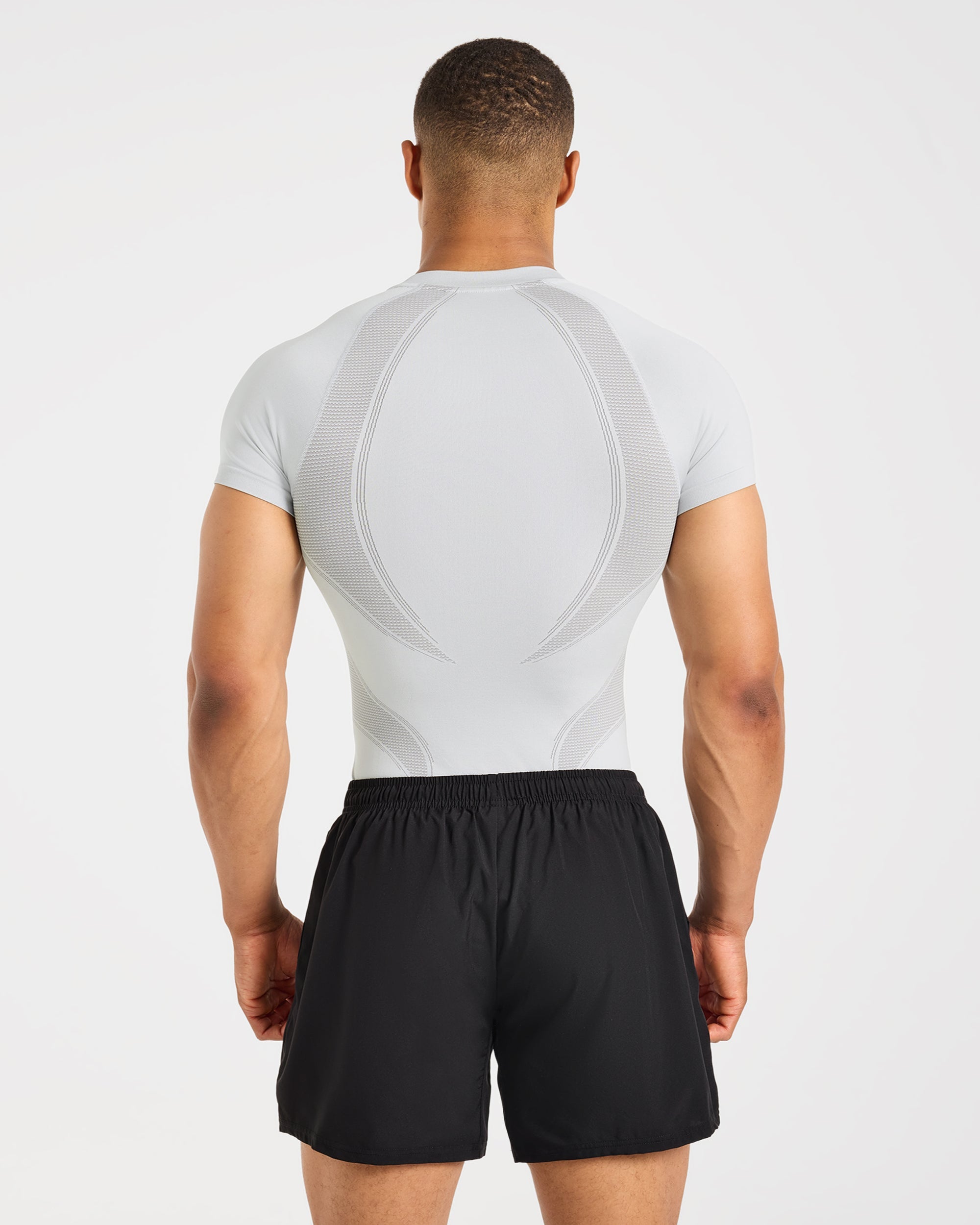 Charge Seamless T Shirt - Light Grijs