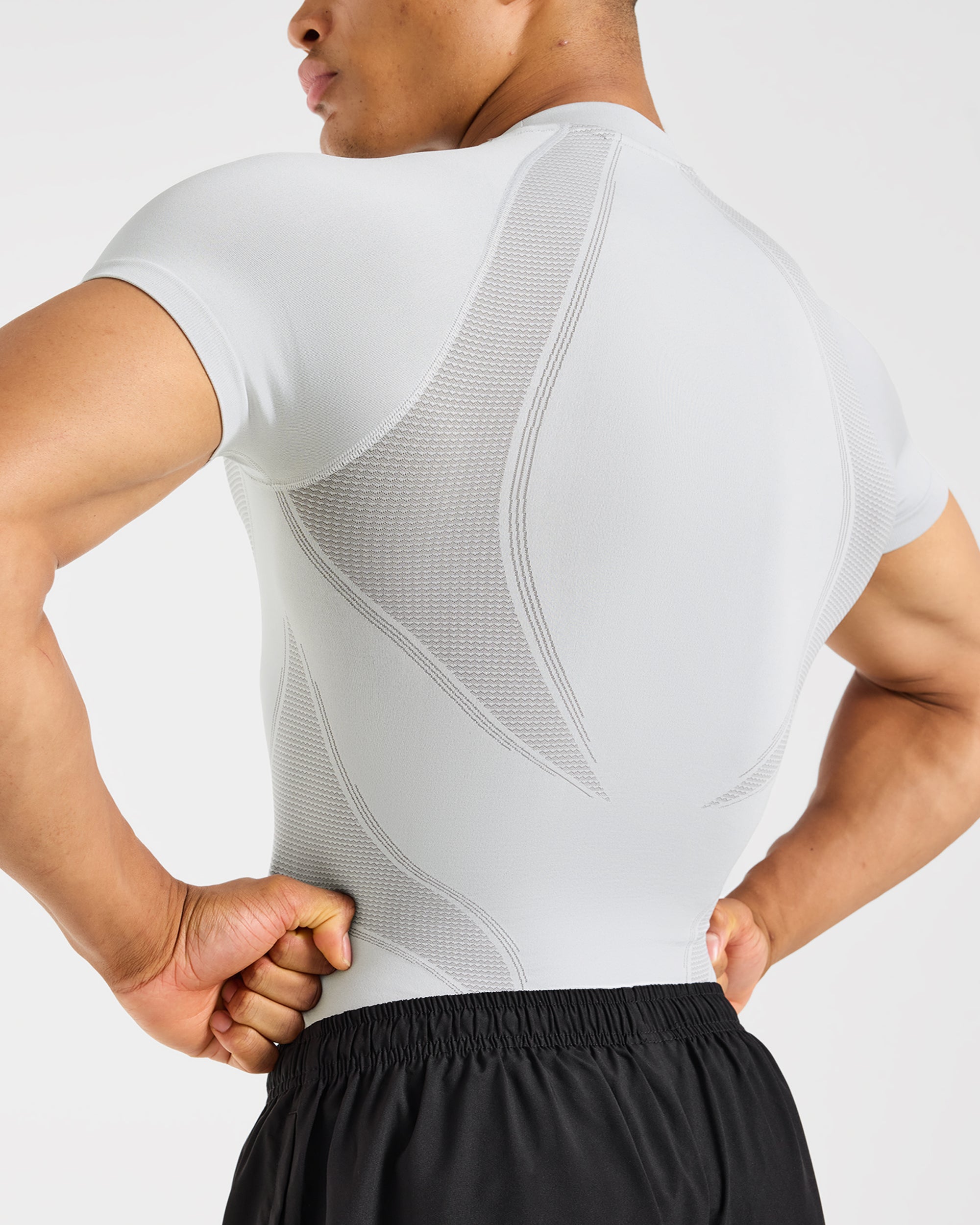 Charge Seamless T Shirt - Light Grijs