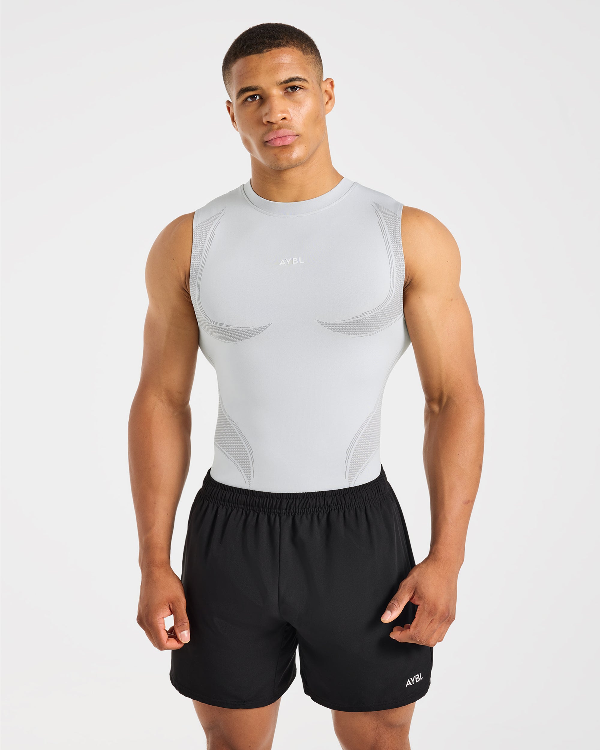 Charge Seamless Tank - Light Grijs