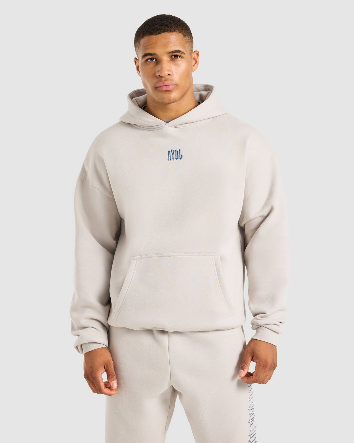AYBL Iron Club Oversized Hoodie - Cloud Grijs