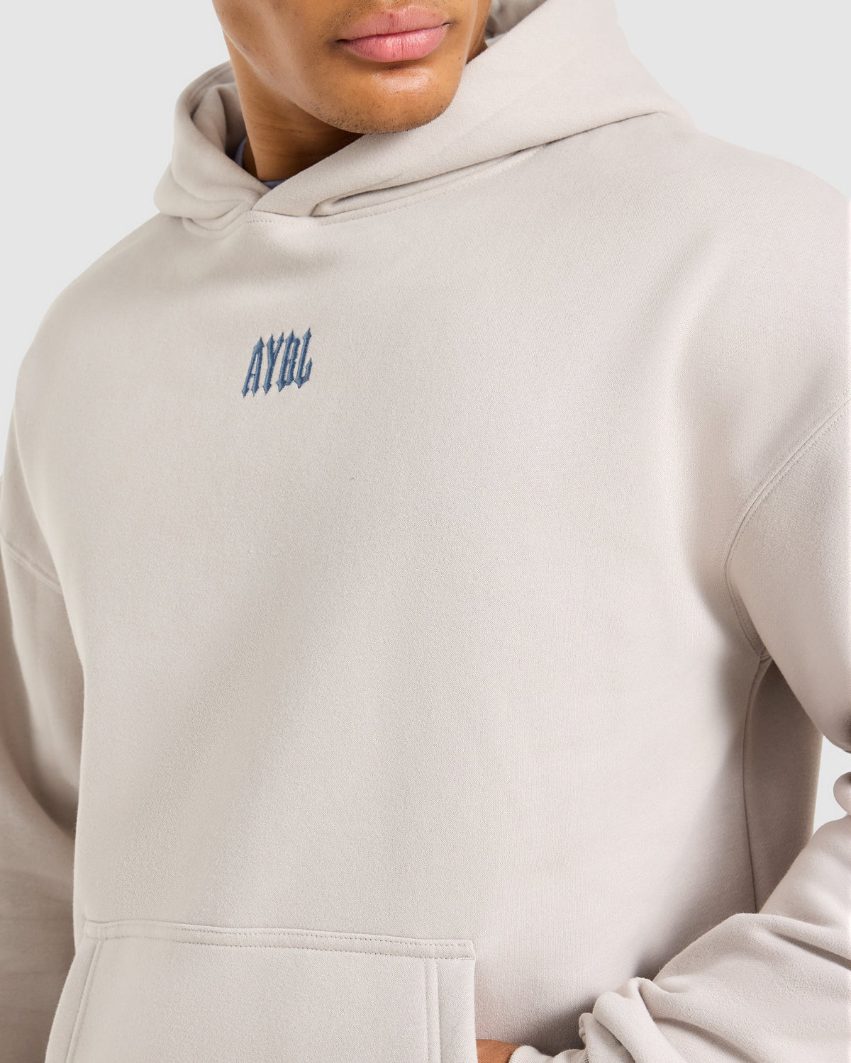 AYBL Iron Club Oversized Hoodie - Cloud Grijs