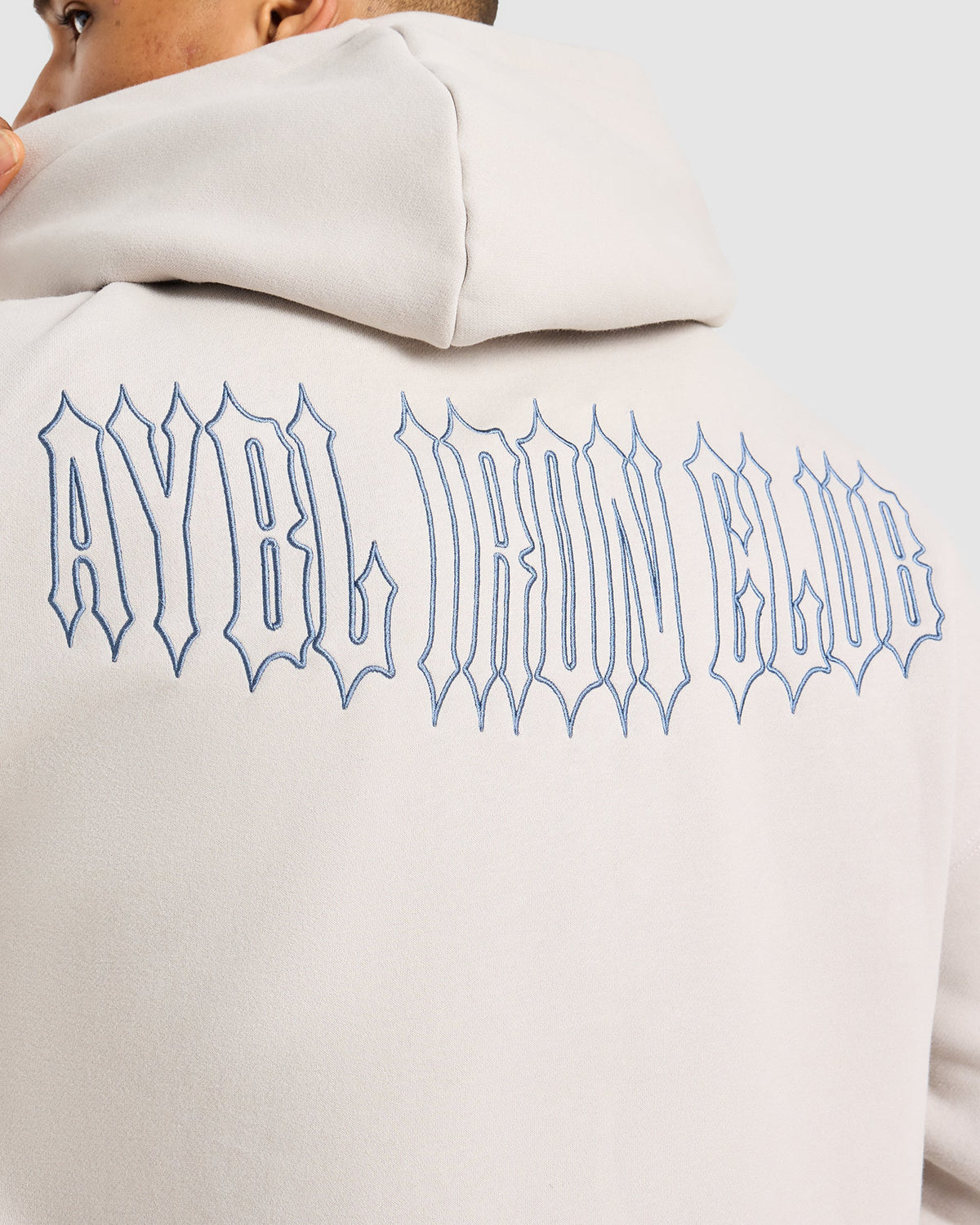 AYBL Iron Club Oversized Hoodie - Cloud Grijs