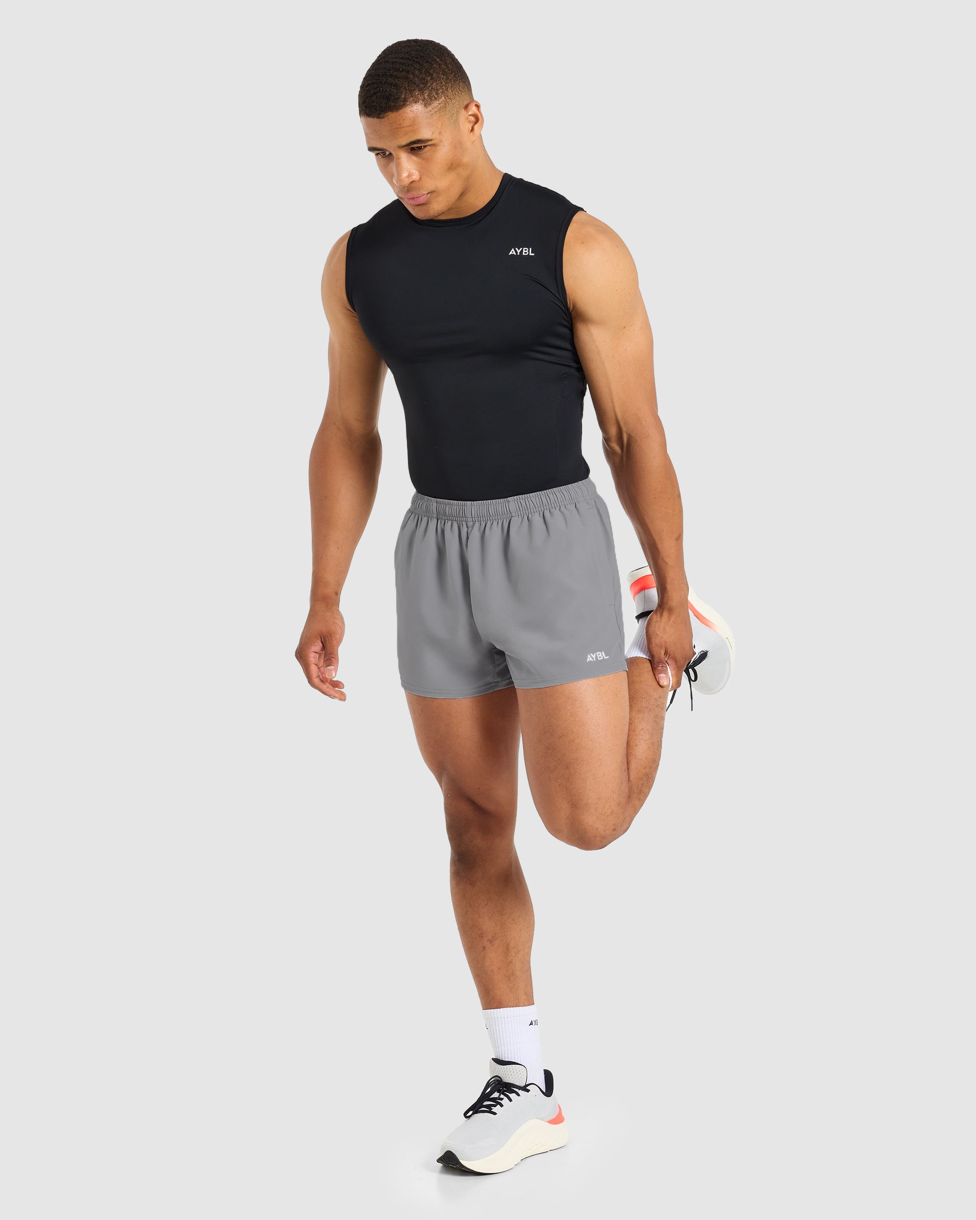 Core 3" Shorts - Grijs