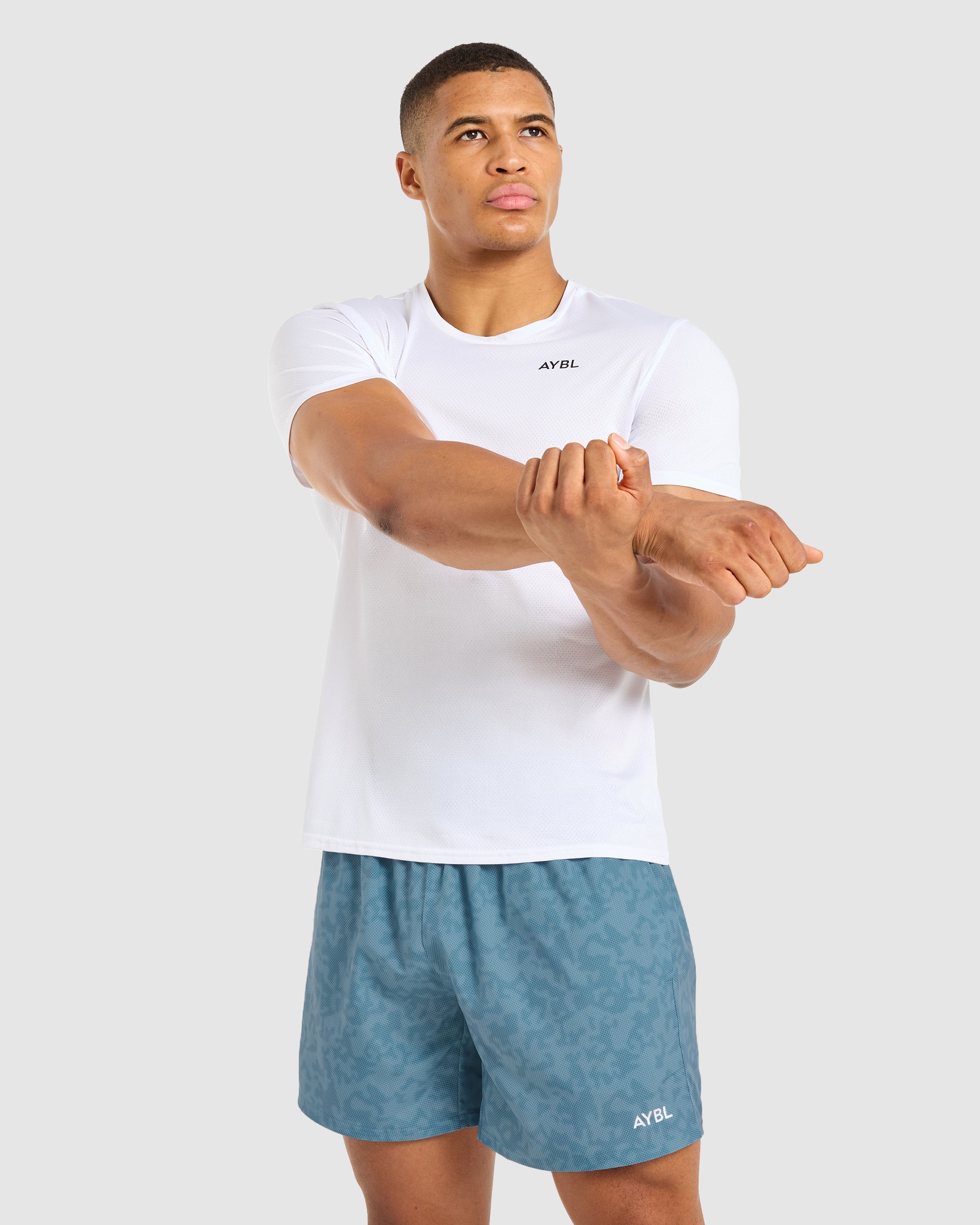 Core 5" Shorts - Blauw Camo