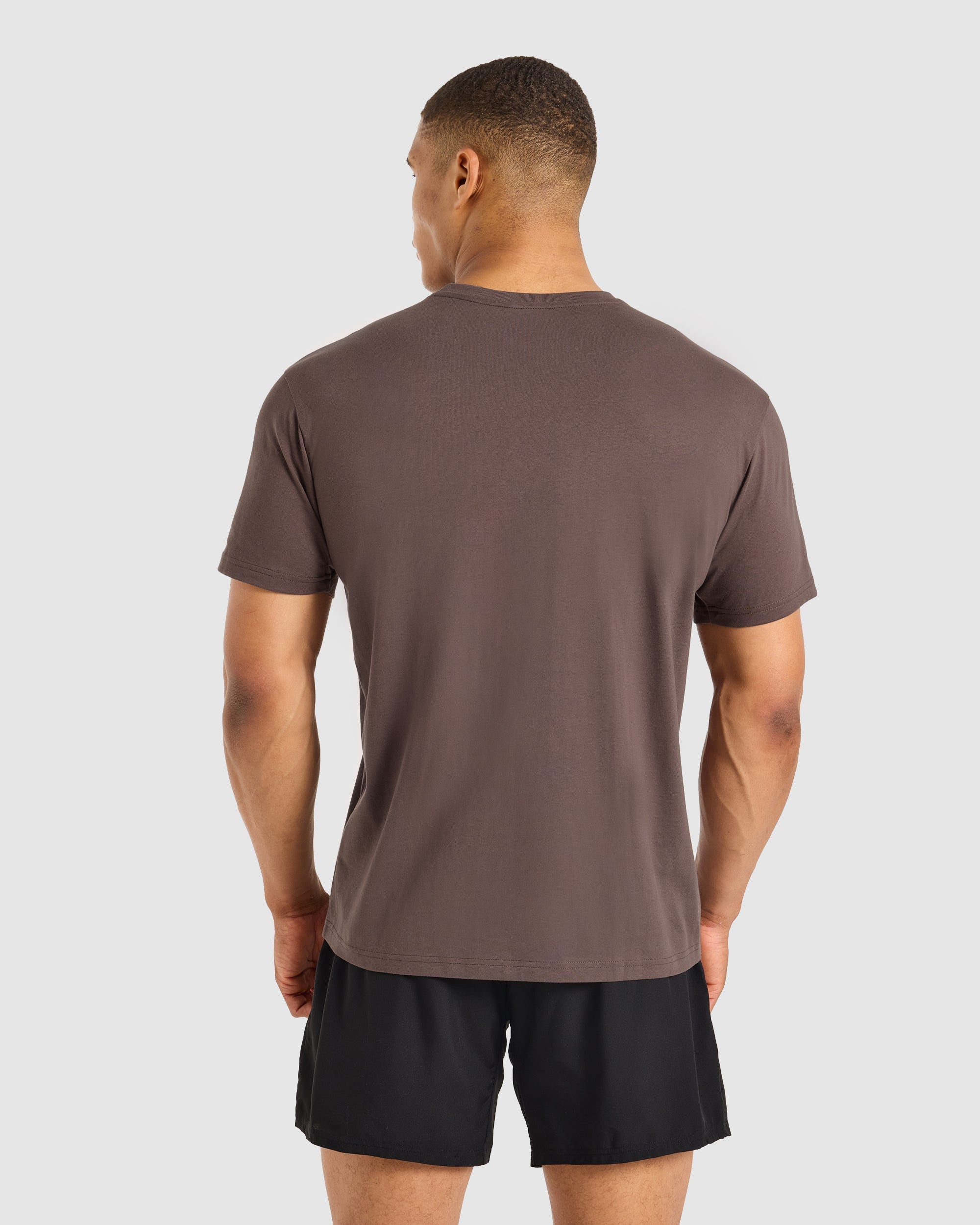 Essential T Shirt - Deep Bruin