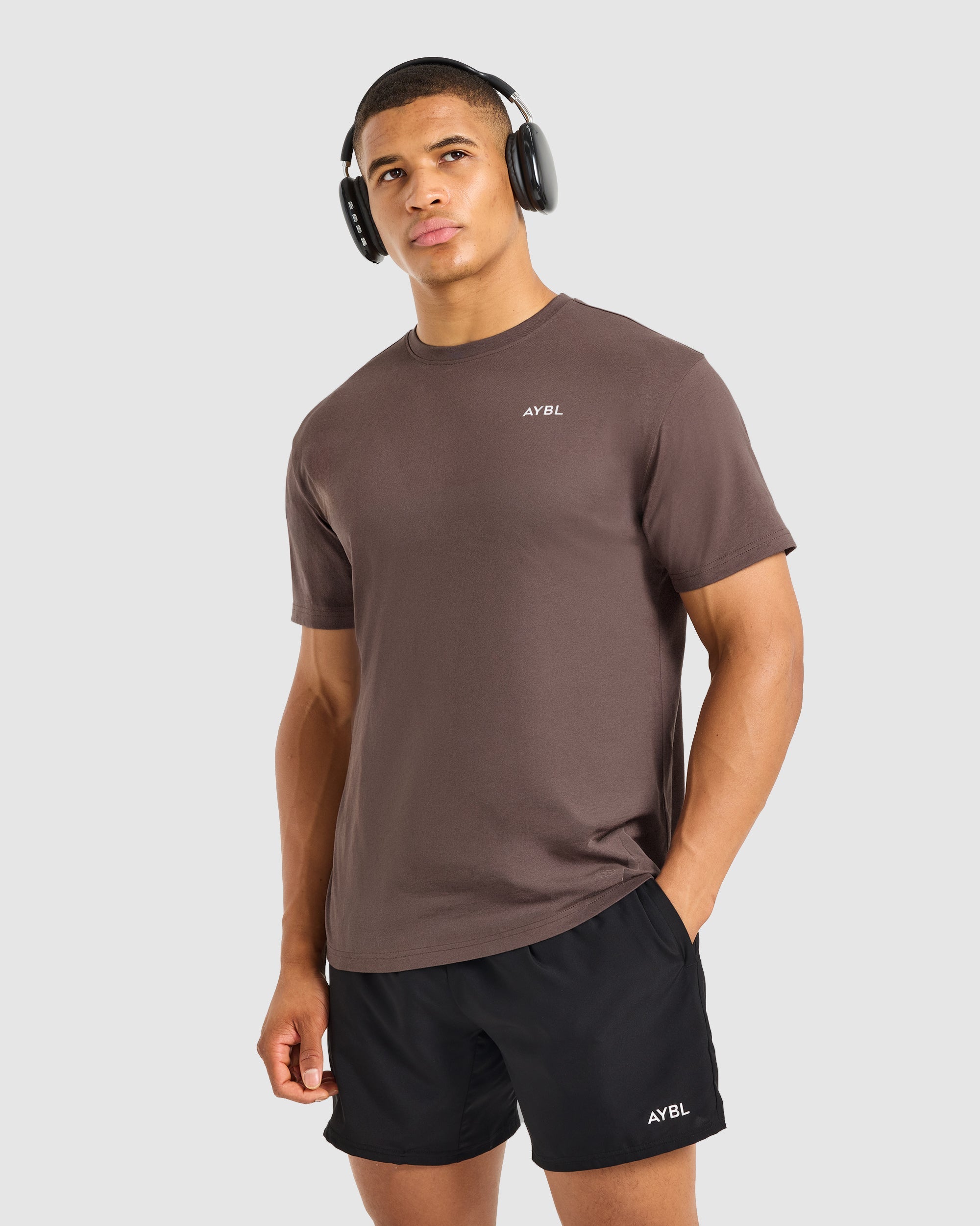 Essential T Shirt - Deep Bruin