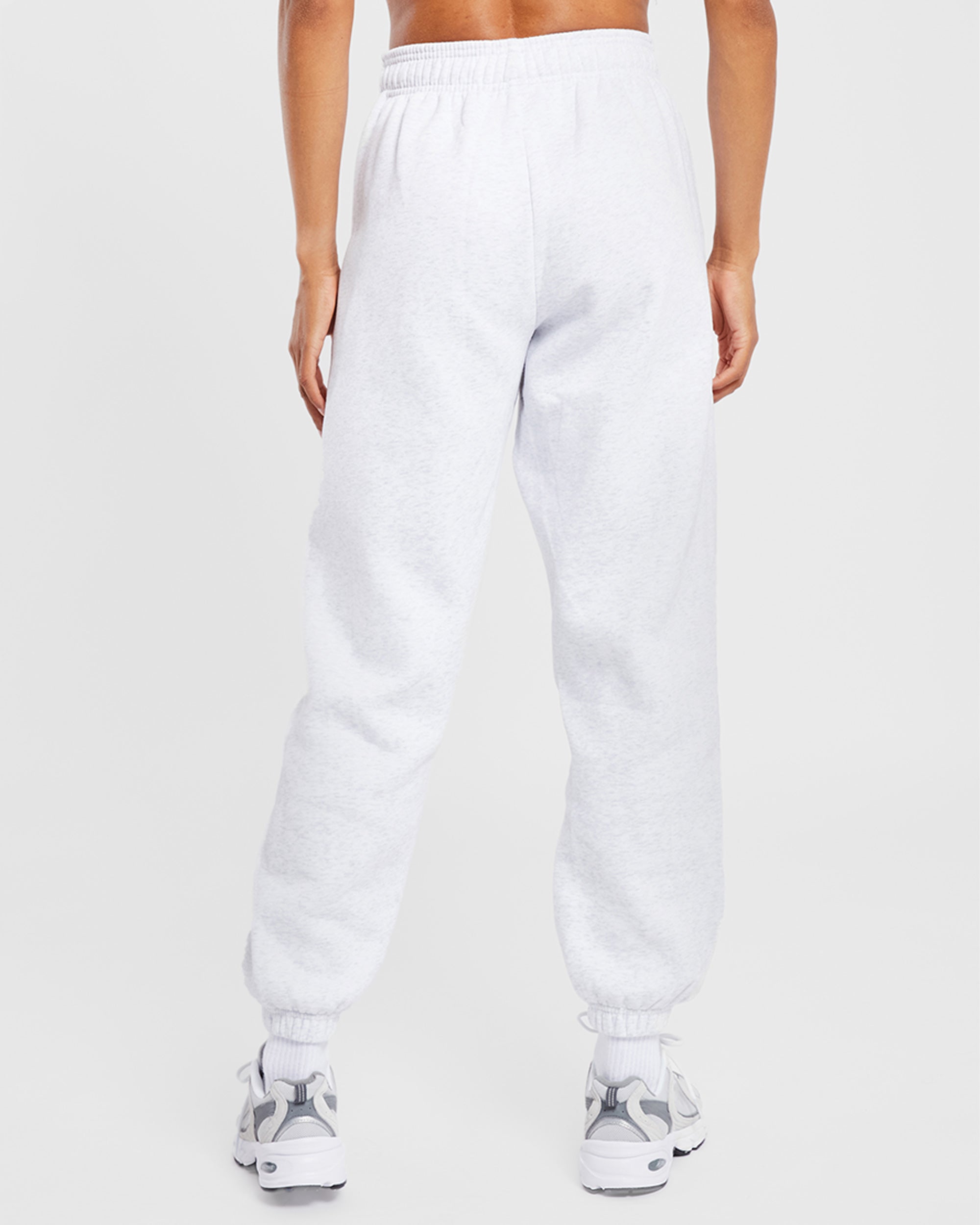 Varsity Oversized Joggers - Heather Grijs