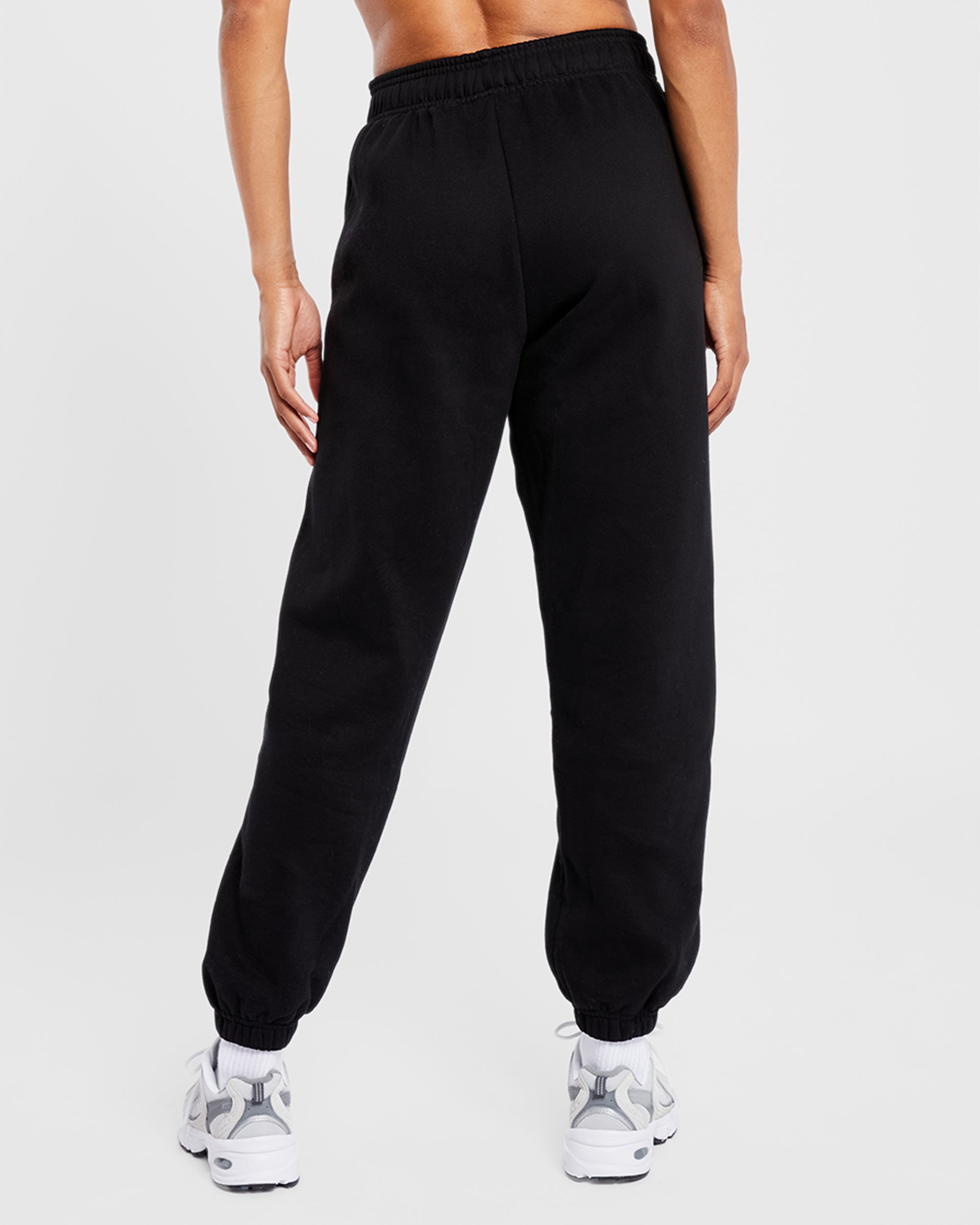 Varsity Oversized Joggers - Zwart