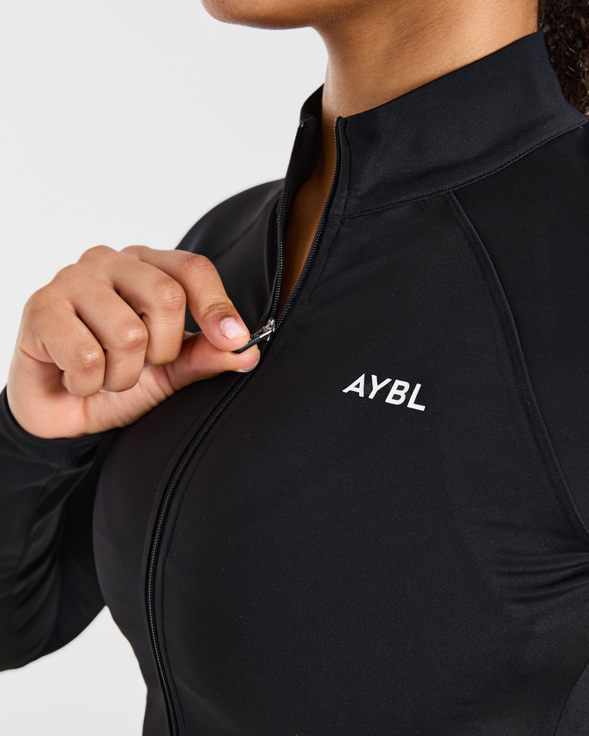 Physique Zip Up Jacket - Zwart