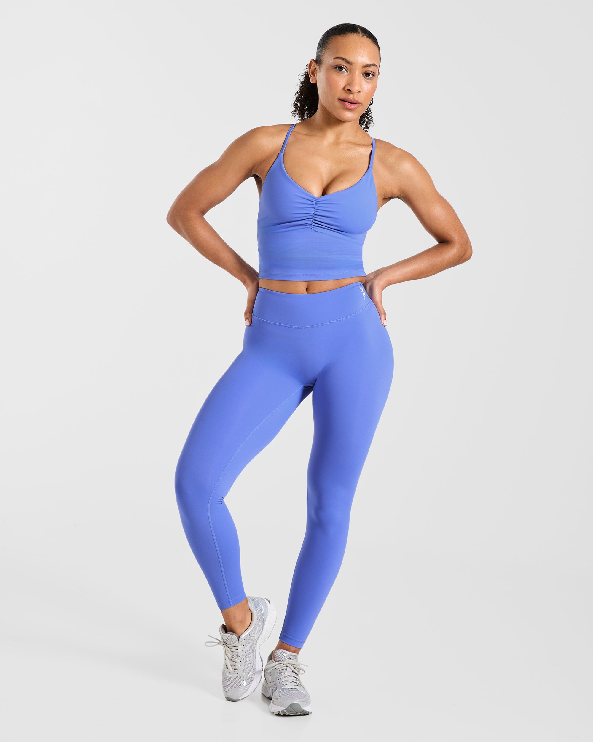 Physique Leggings - Cornflower Paars