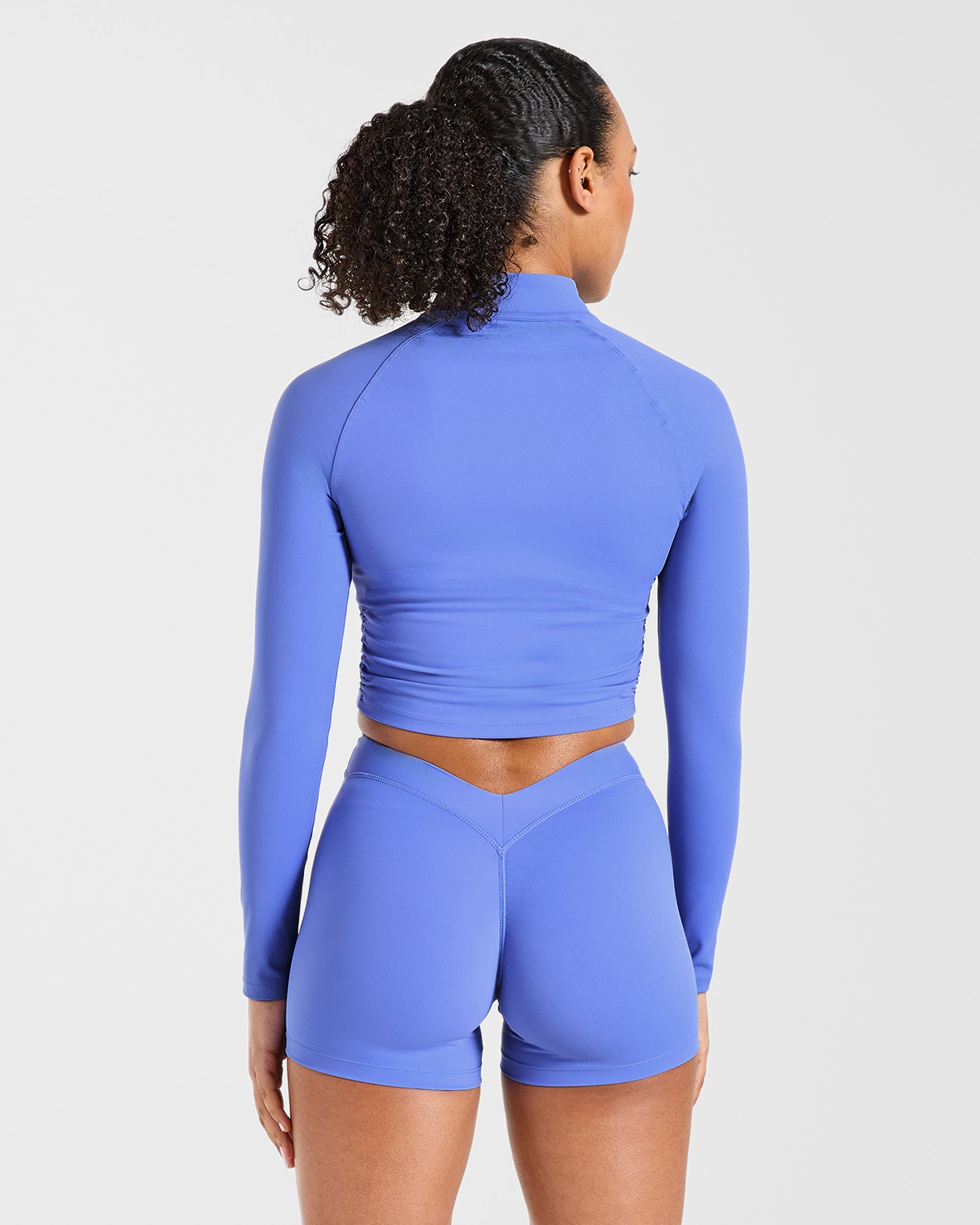 Physique Zip Up Jacket - Cornflower Paars