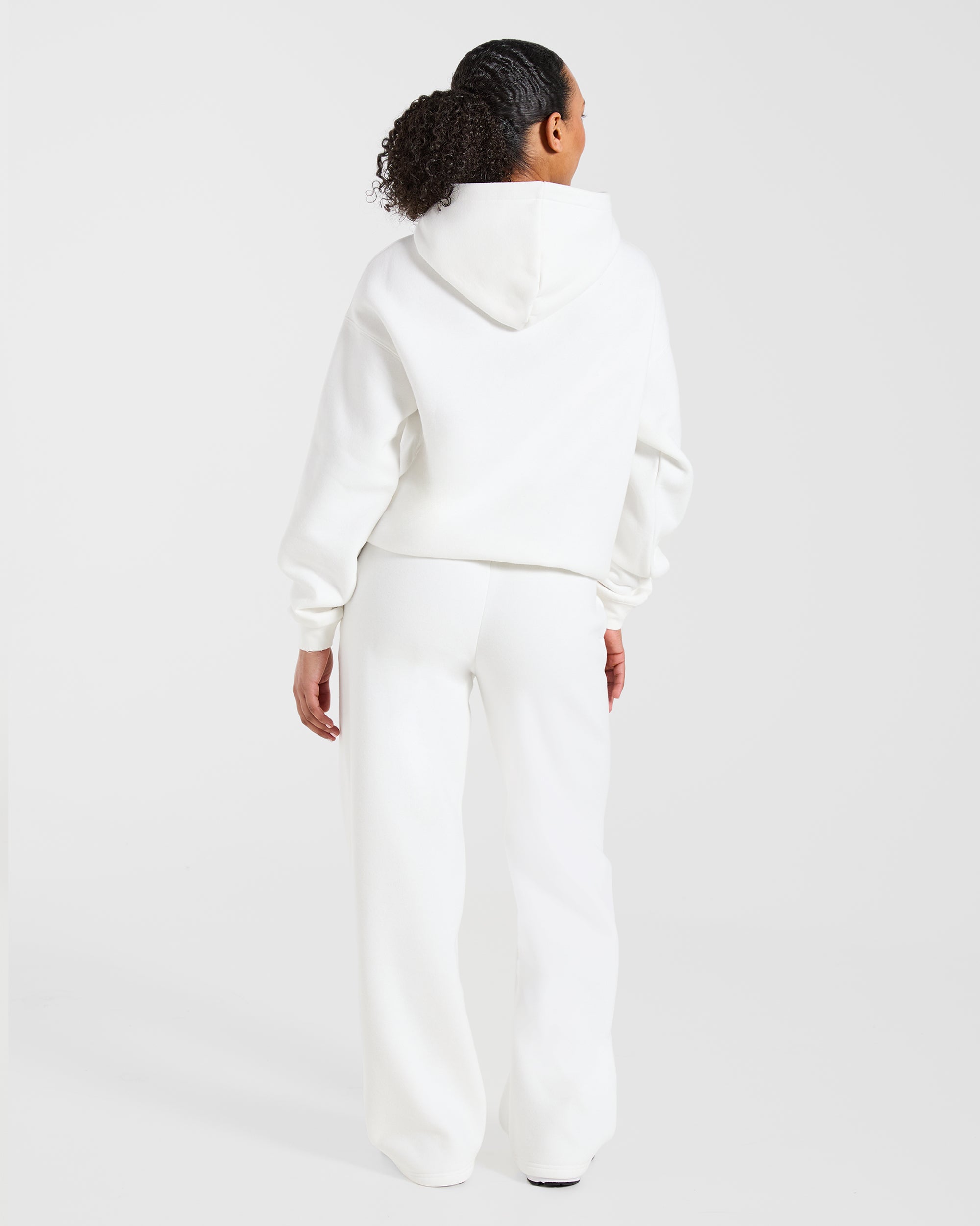 AYBL Club Oversized Hoodie - Off Wit/Forest Groen