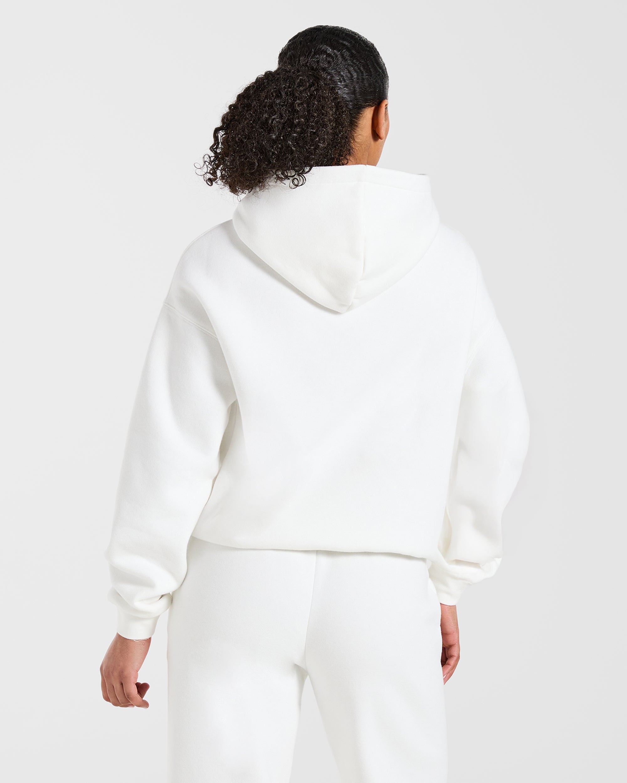AYBL Club Oversized Hoodie - Off Wit/Forest Groen
