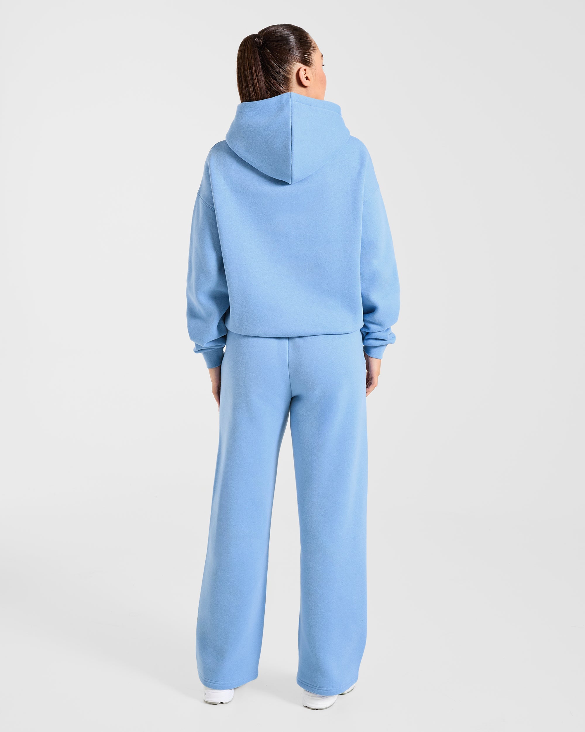 AYBL Club Oversized Straight Leg Joggers - Blauw