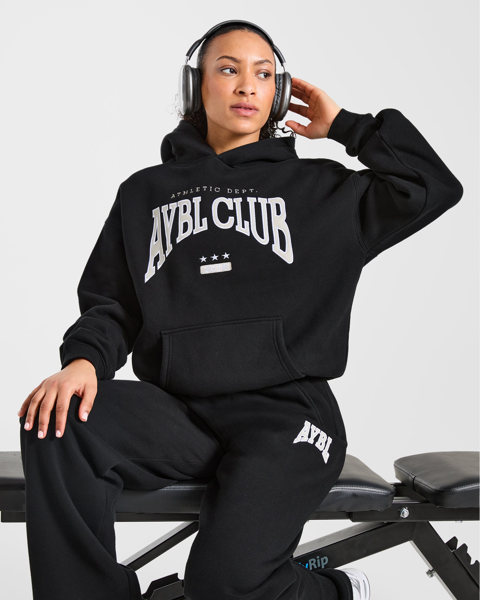 AYBL Club Oversized Hoodie - Zwart