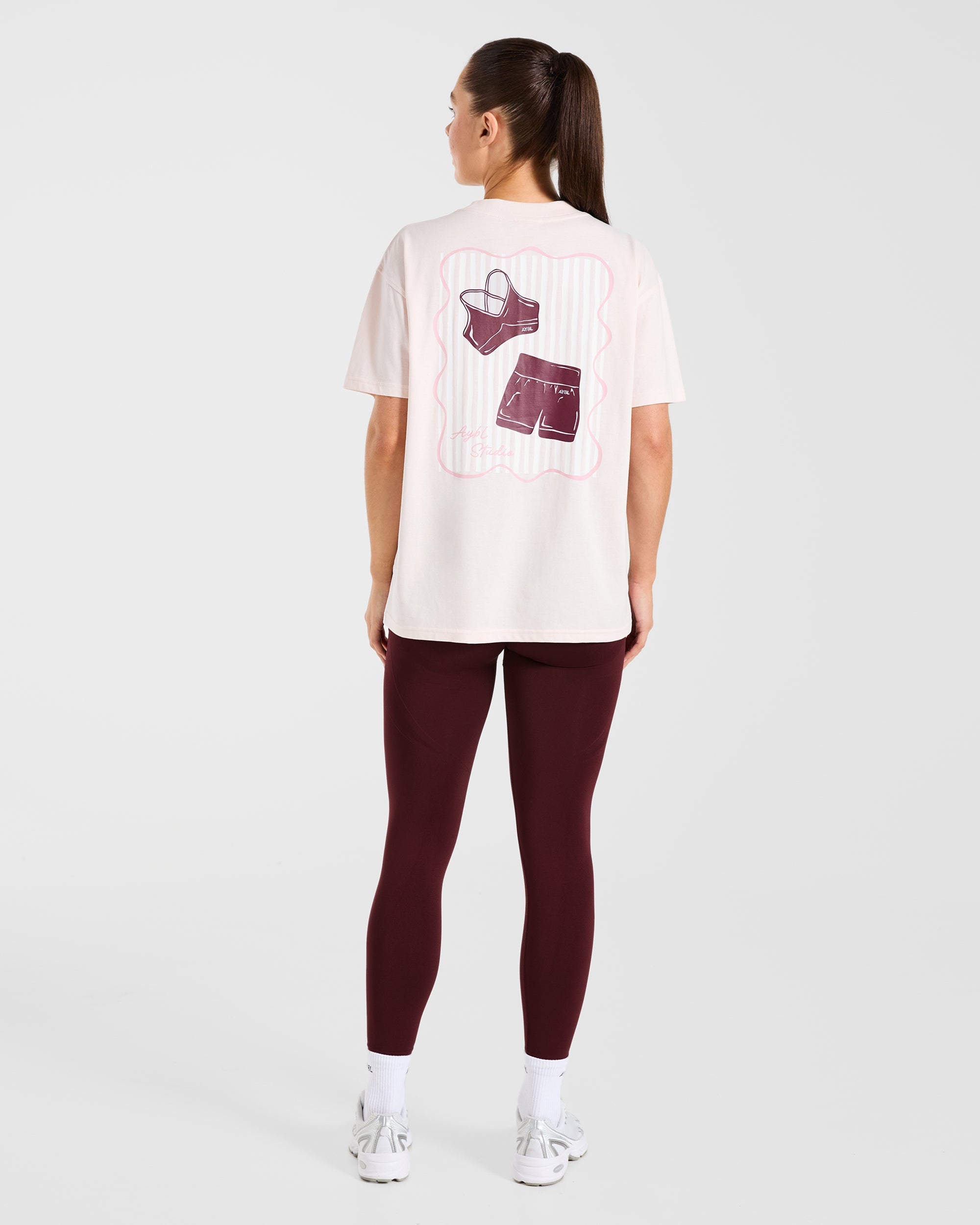 AYBL Studio Oversized T Shirt - Roze