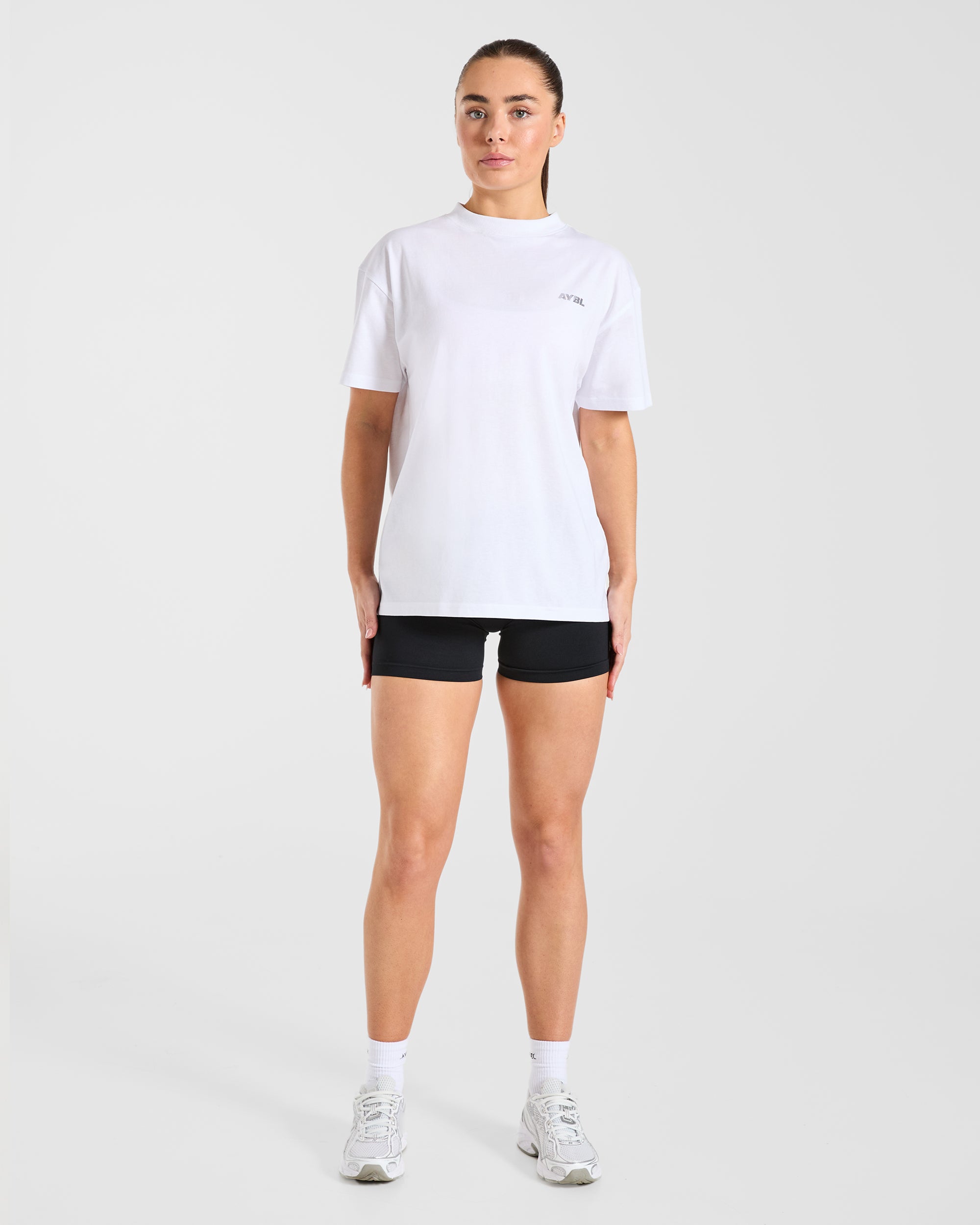 Athletics Department Oversized T Shirt - Wit