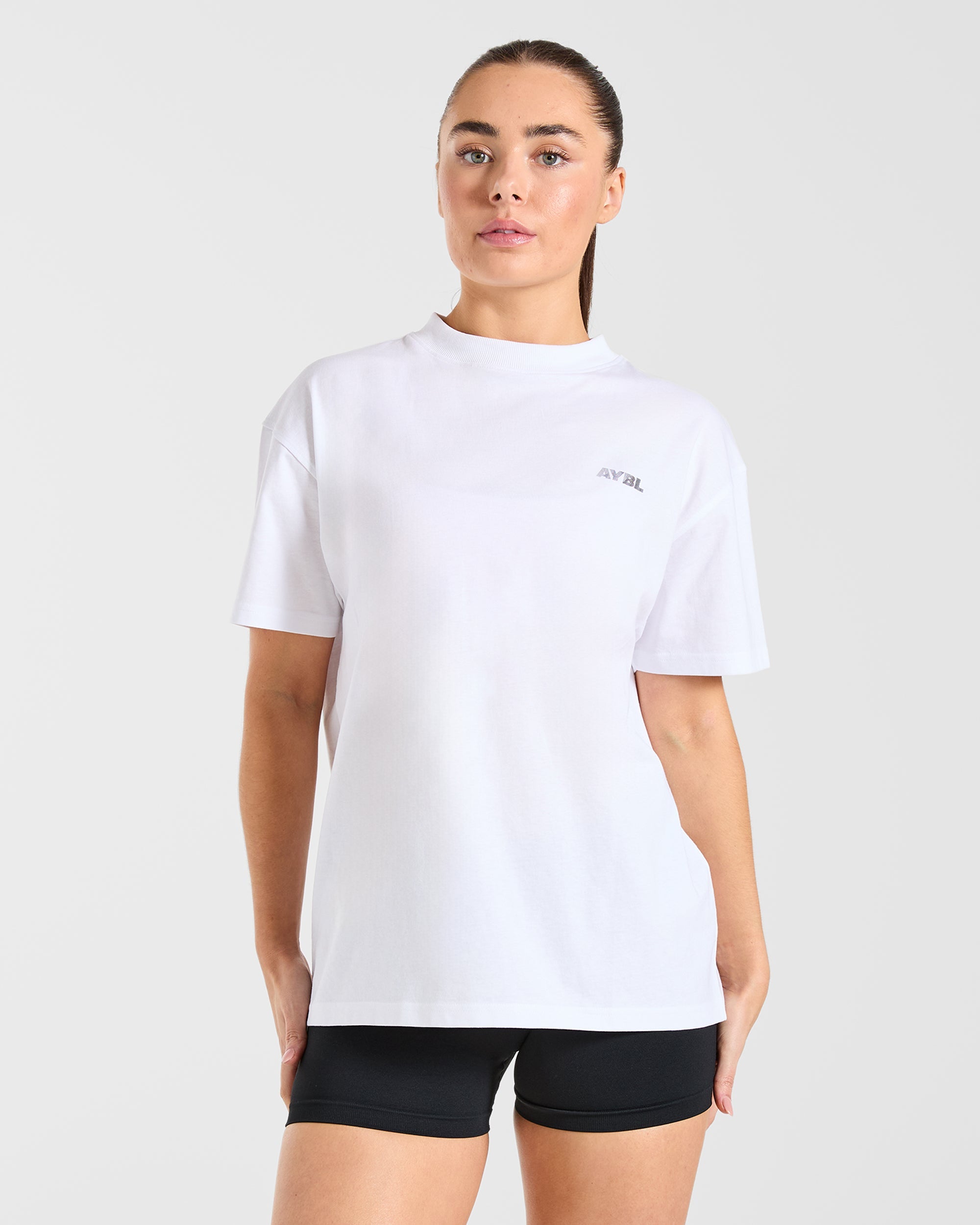 Athletics Department Oversized T Shirt - Wit