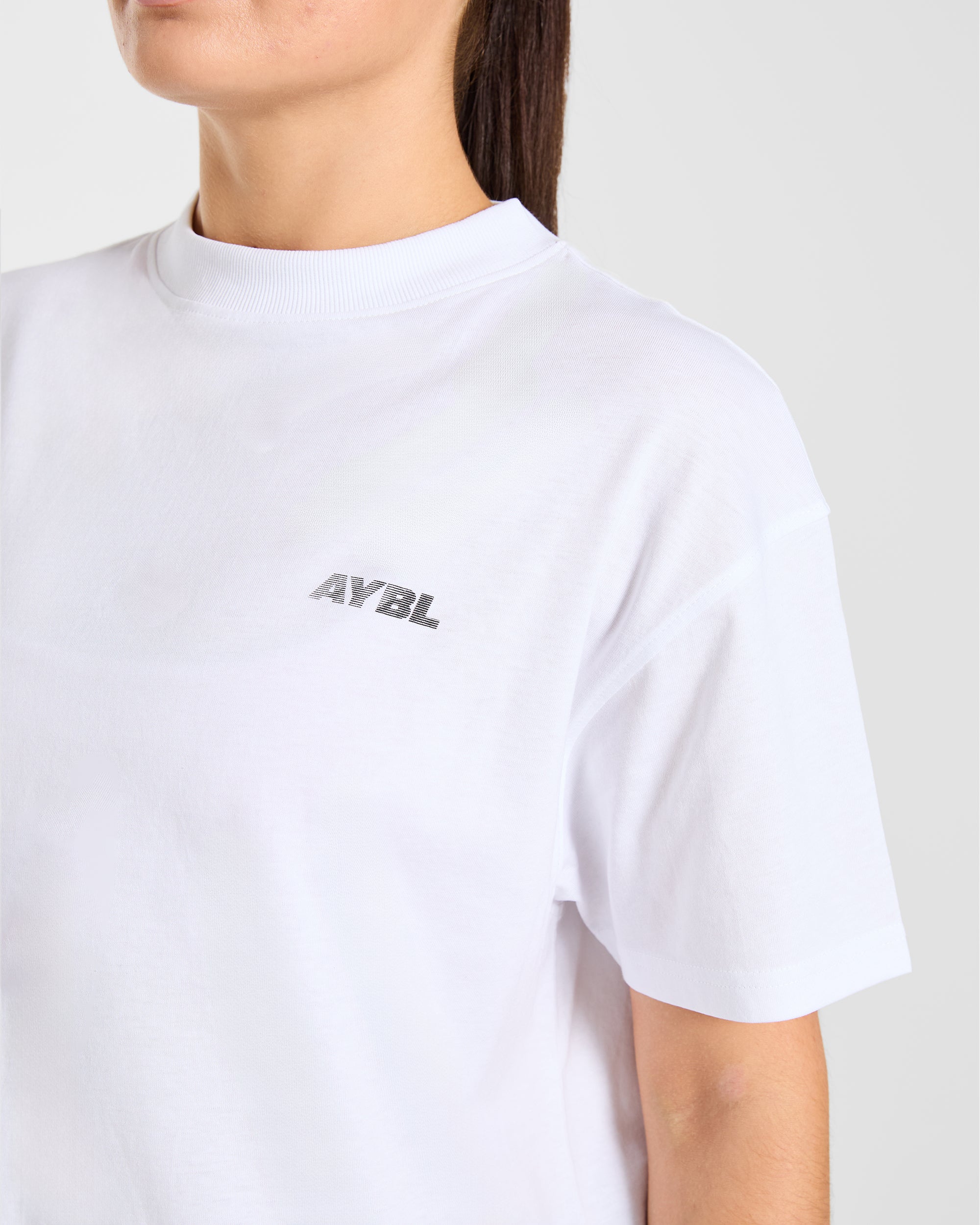 Athletics Department Oversized T Shirt - Wit