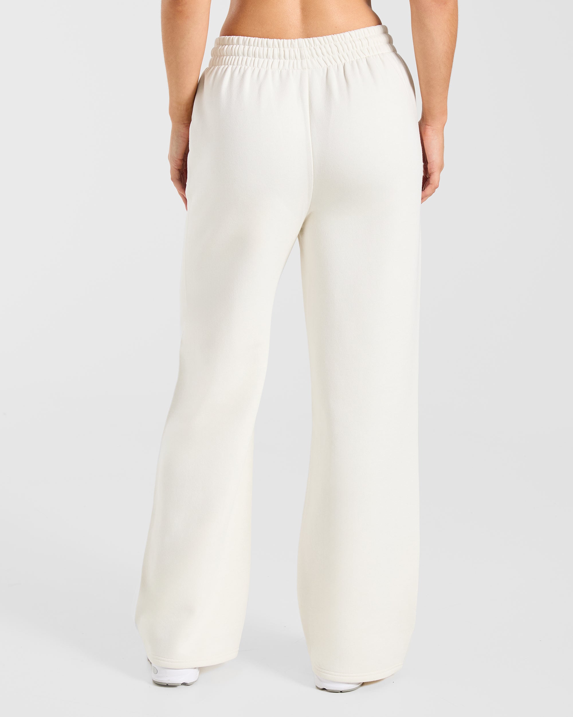 Sports Collective Oversized Straight Leg Joggers - Off Wit/Groen