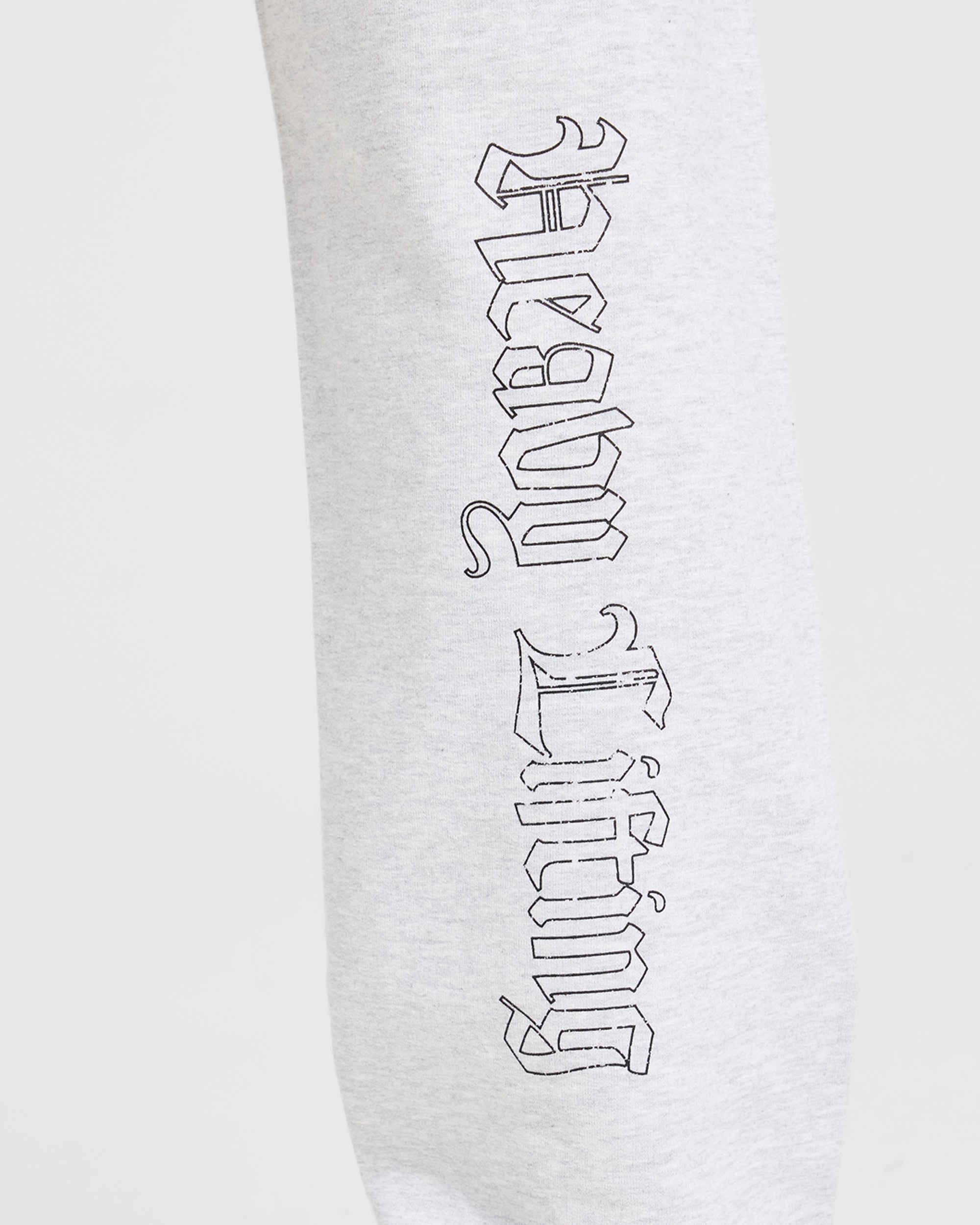 Heavy Lifting Gothic Oversized Straight Leg Joggers - Grijs Marl