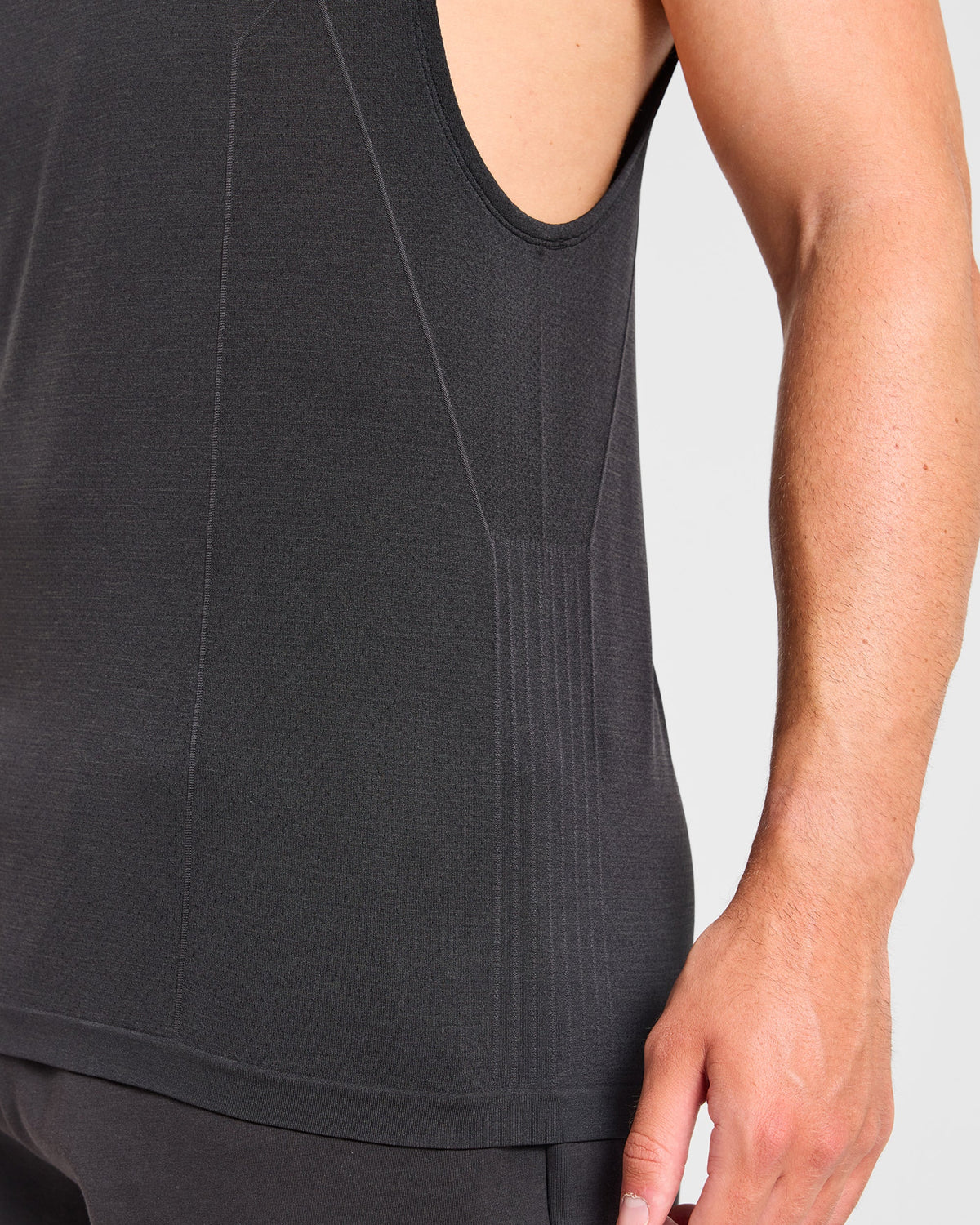 Reinforce Performance Seamless Tank - Zwart