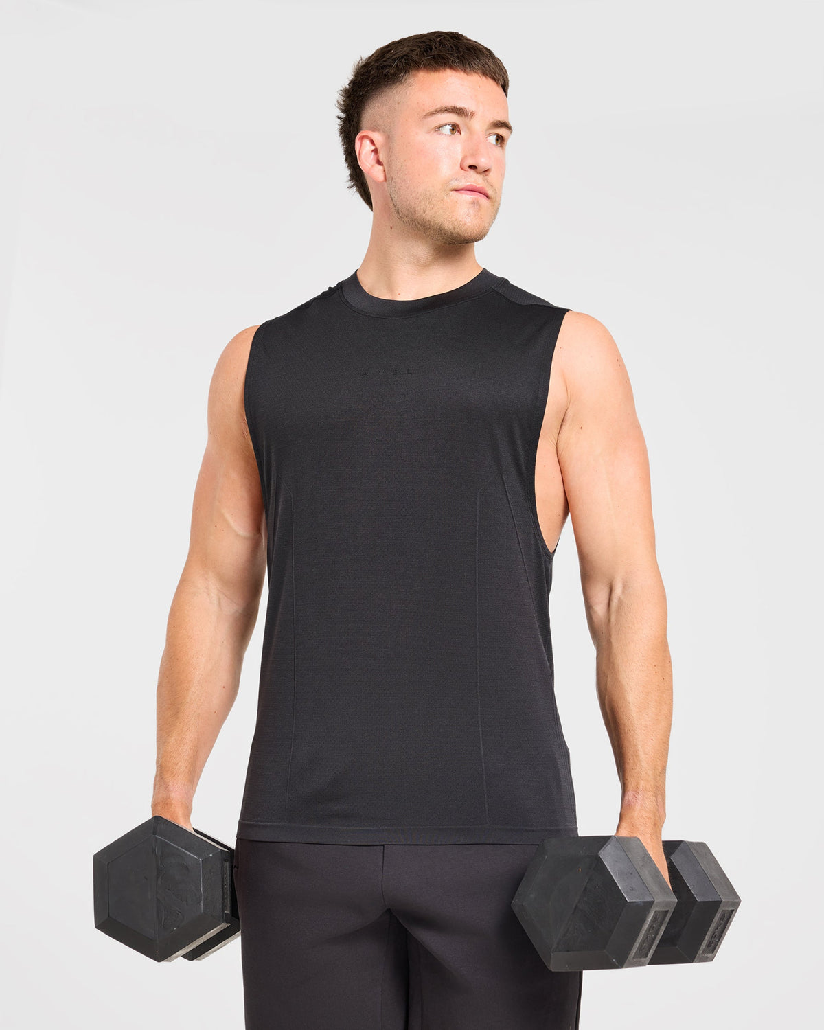 Reinforce Performance Seamless Tank - Zwart
