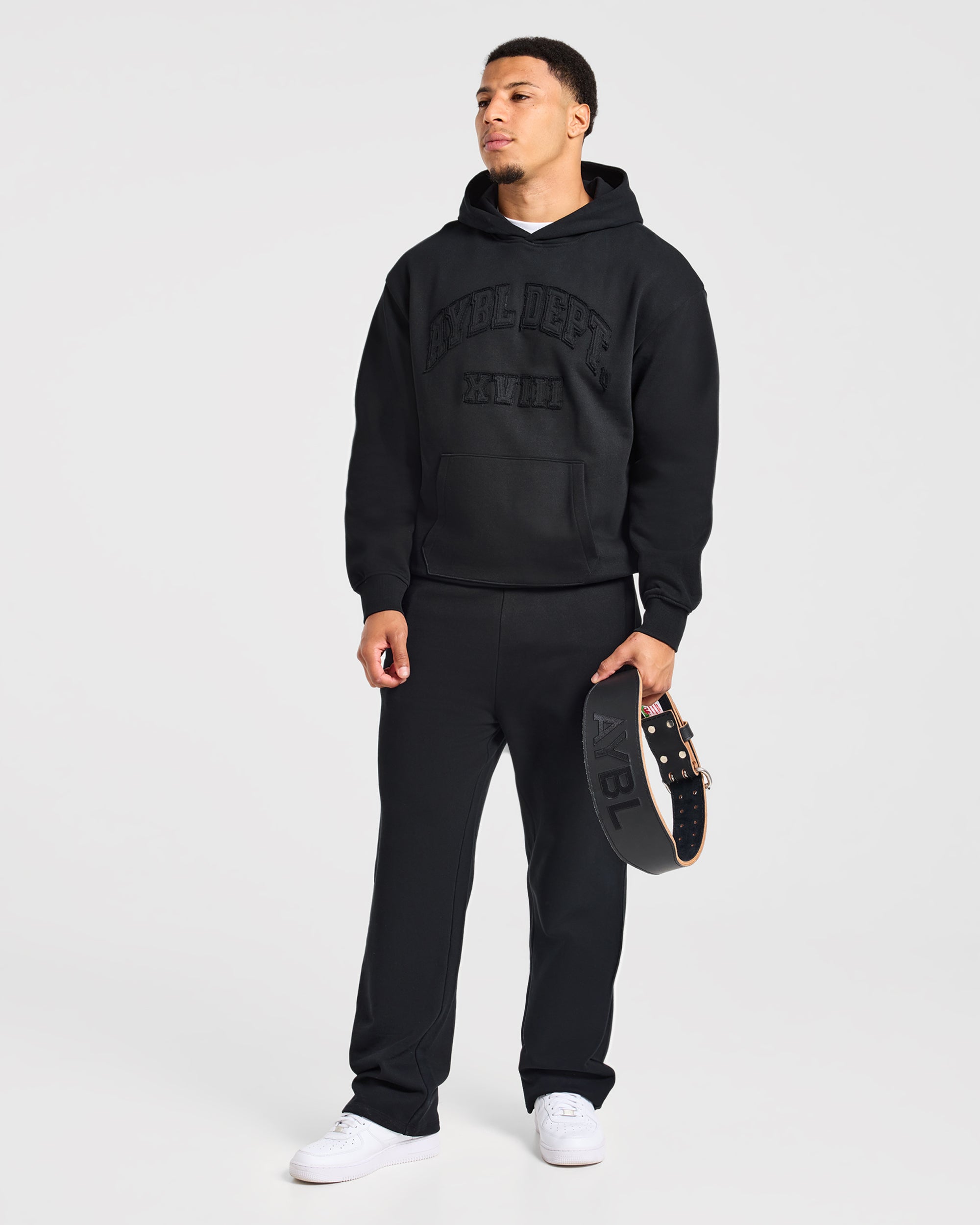 Effortless Oversized Hoodie - Zwart