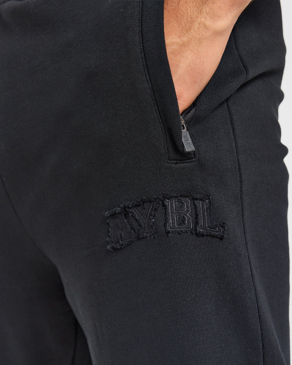Effortless Oversized Straight Leg Joggers - Zwart