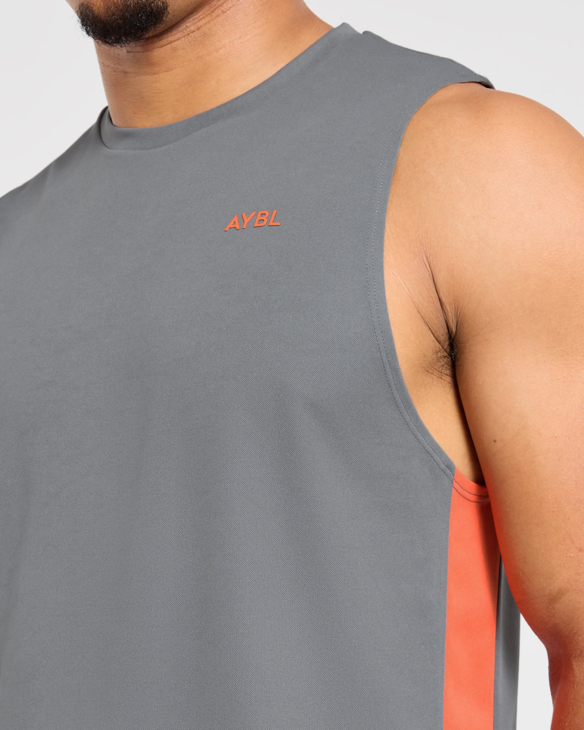 Active Vest - Charcoal/Oranje