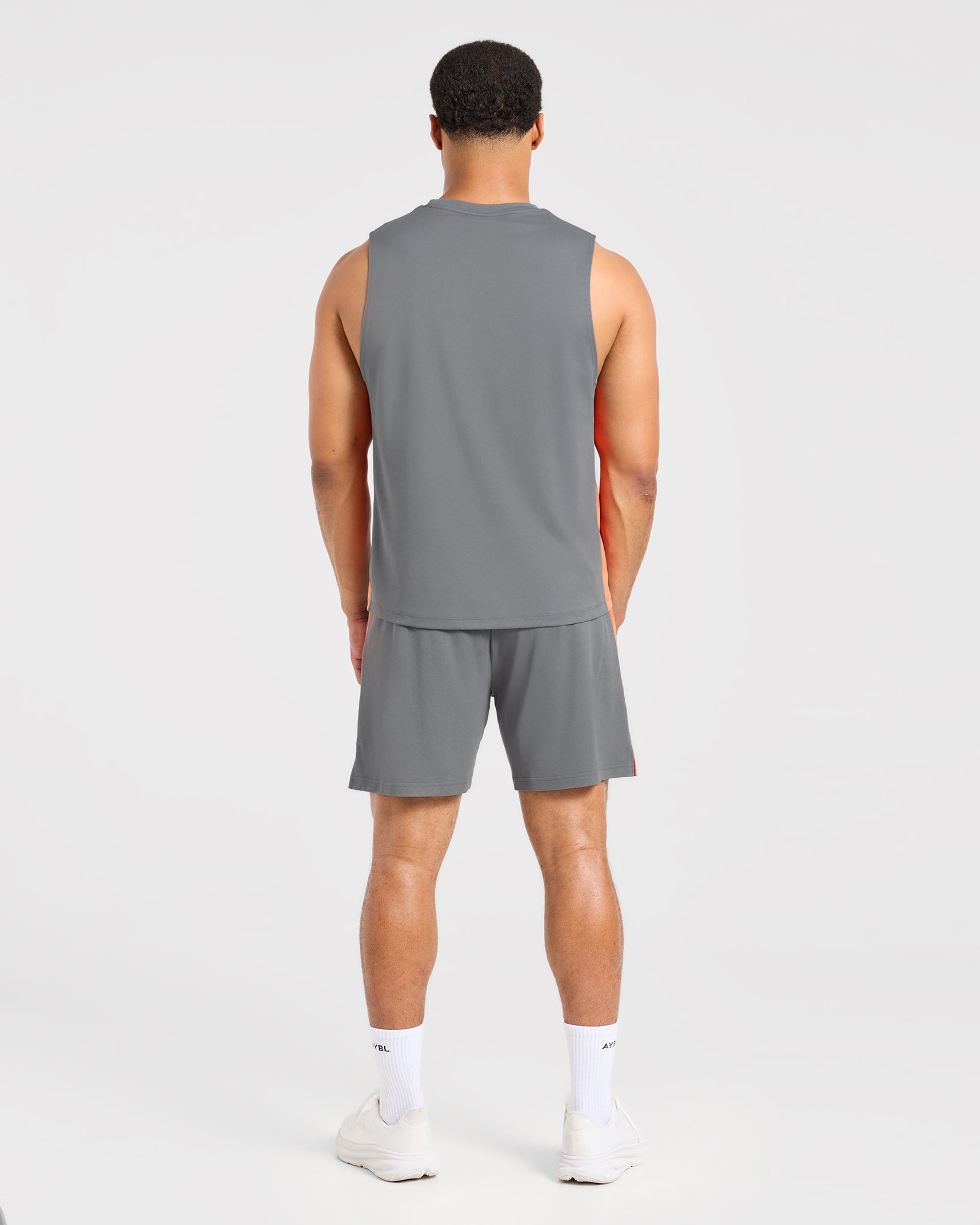 Active Vest - Charcoal/Oranje