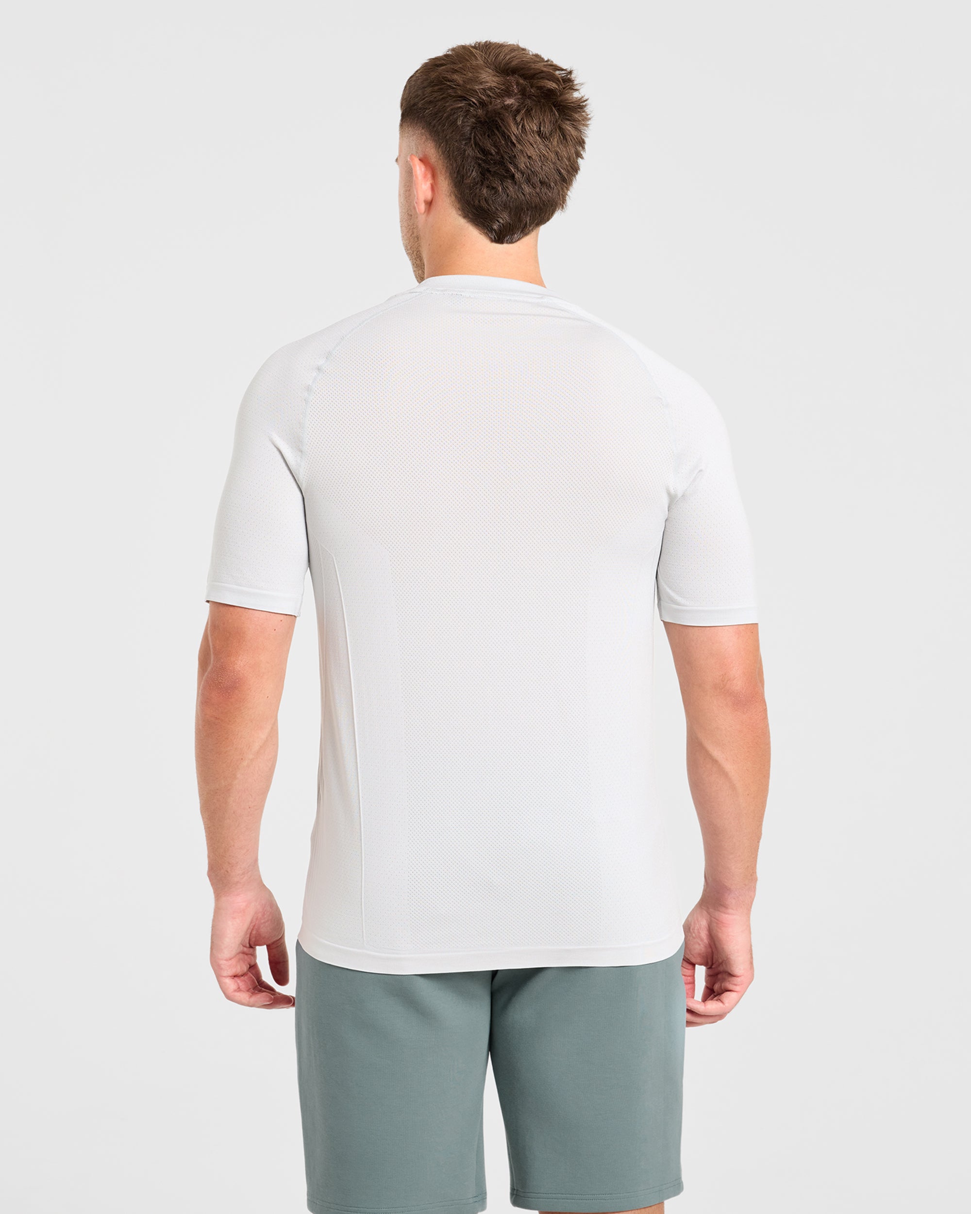 Reinforce Performance Seamless T Shirt - Light Stone Grey
