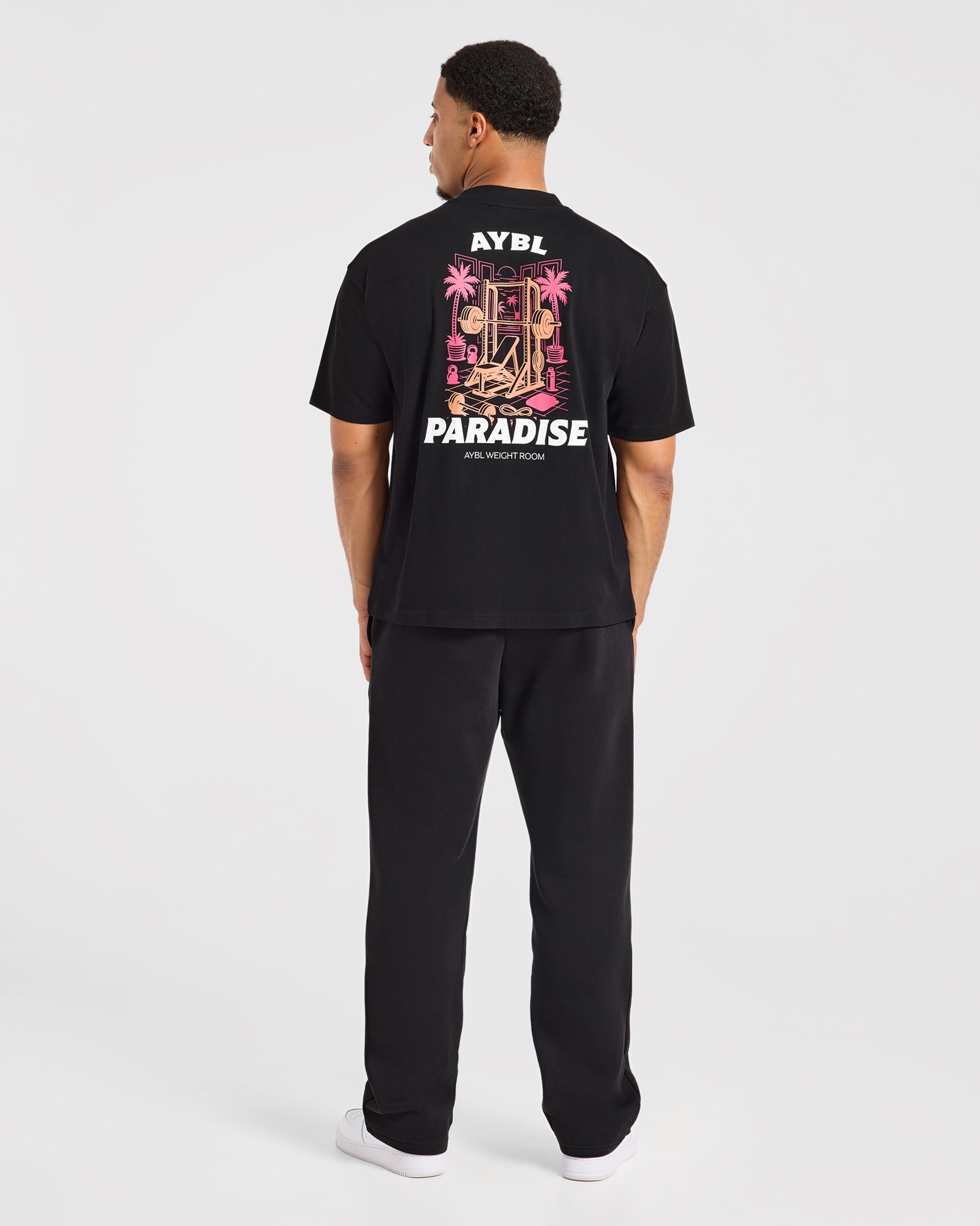 Iron Paradise Oversized T Shirt - Zwart